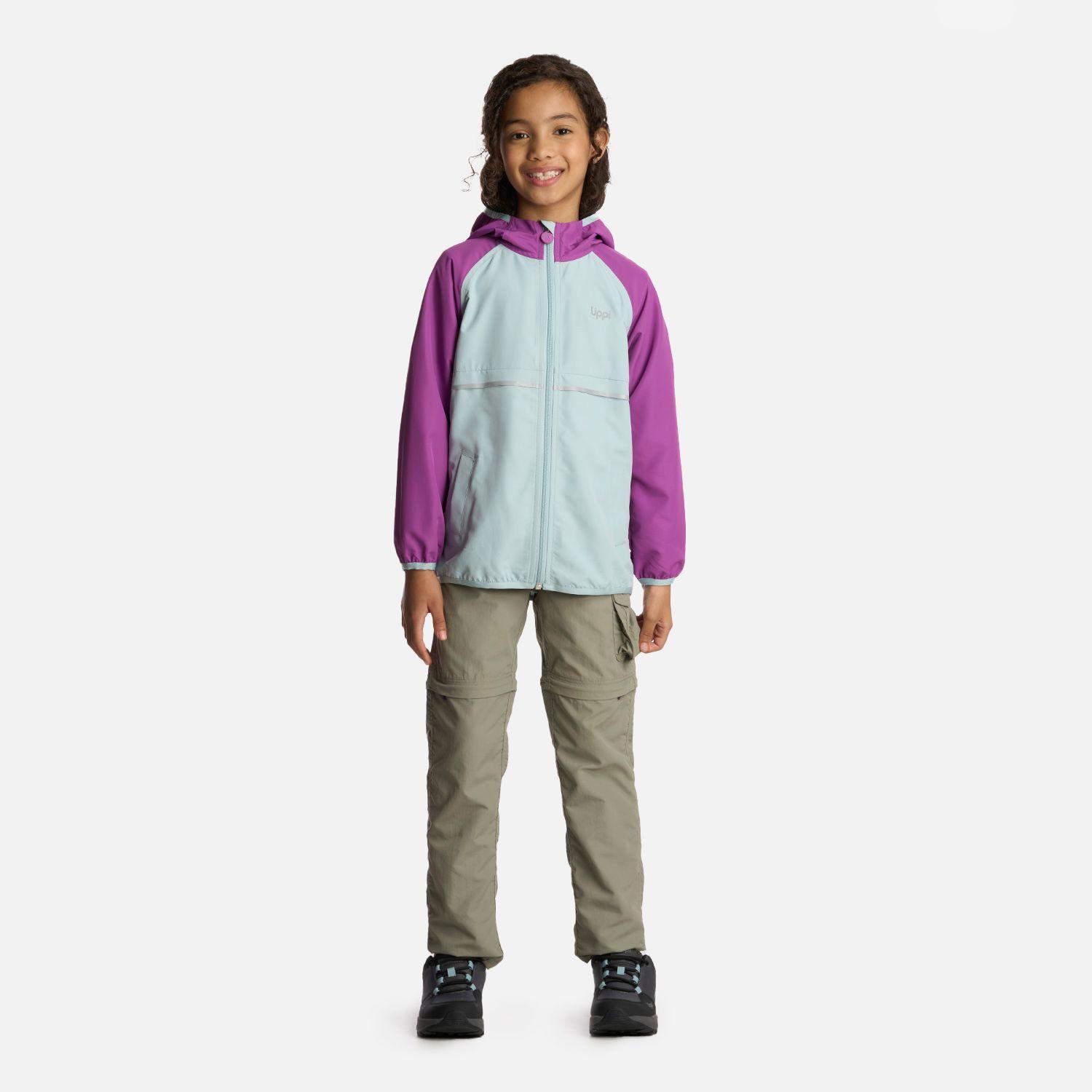 Chaqueta Niña Nightfall WindBreaker Hoody Morado Lippi-5