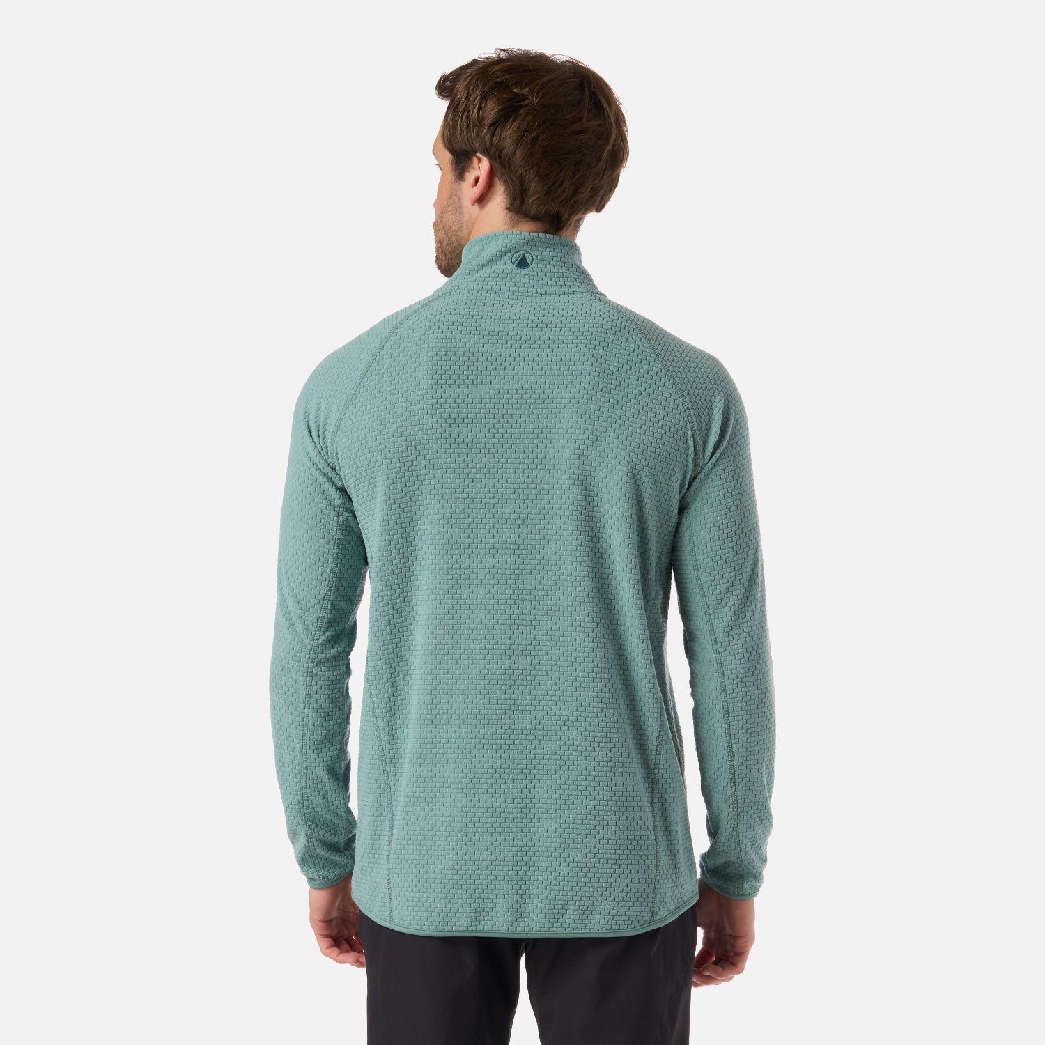 Polerón Hombre Jacaranda Nano-F 1/4 Zip Turquesa Lippi V26-2