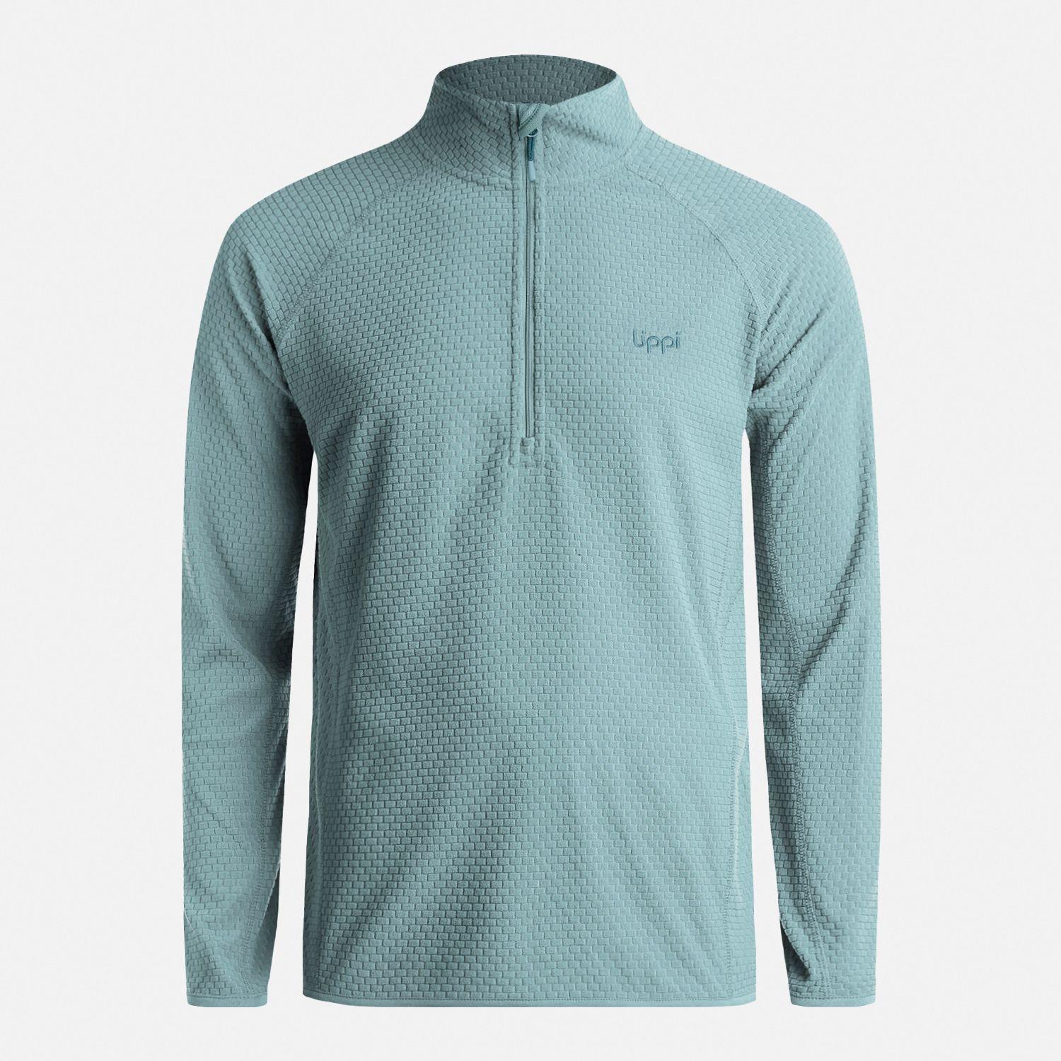 Polerón Hombre Jacaranda Nano-F 1/4 Zip Turquesa Lippi V26-5