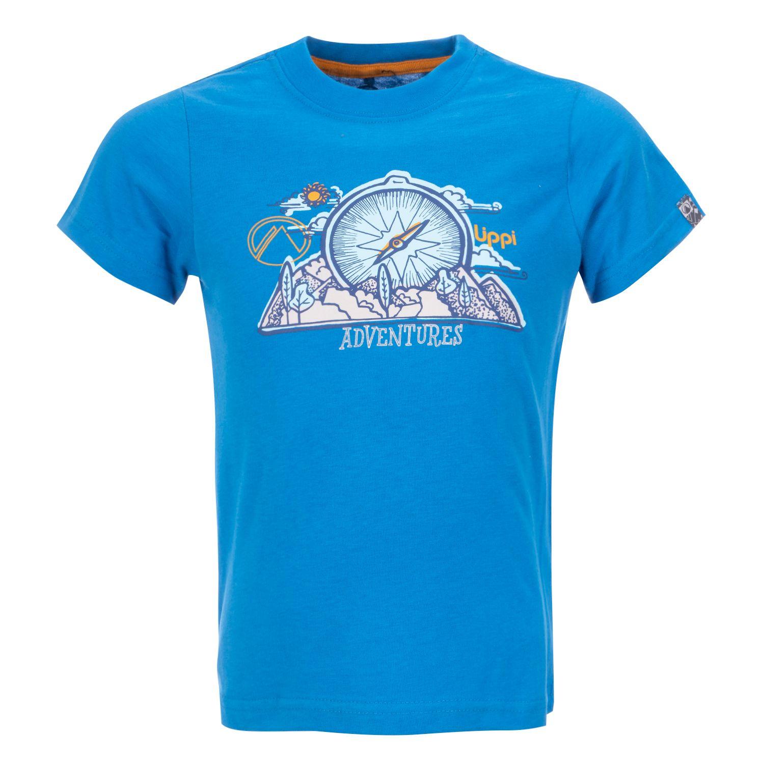 Polera Niño Adventure Cotton T-Shirt Calipso Oscuro Lippi-0