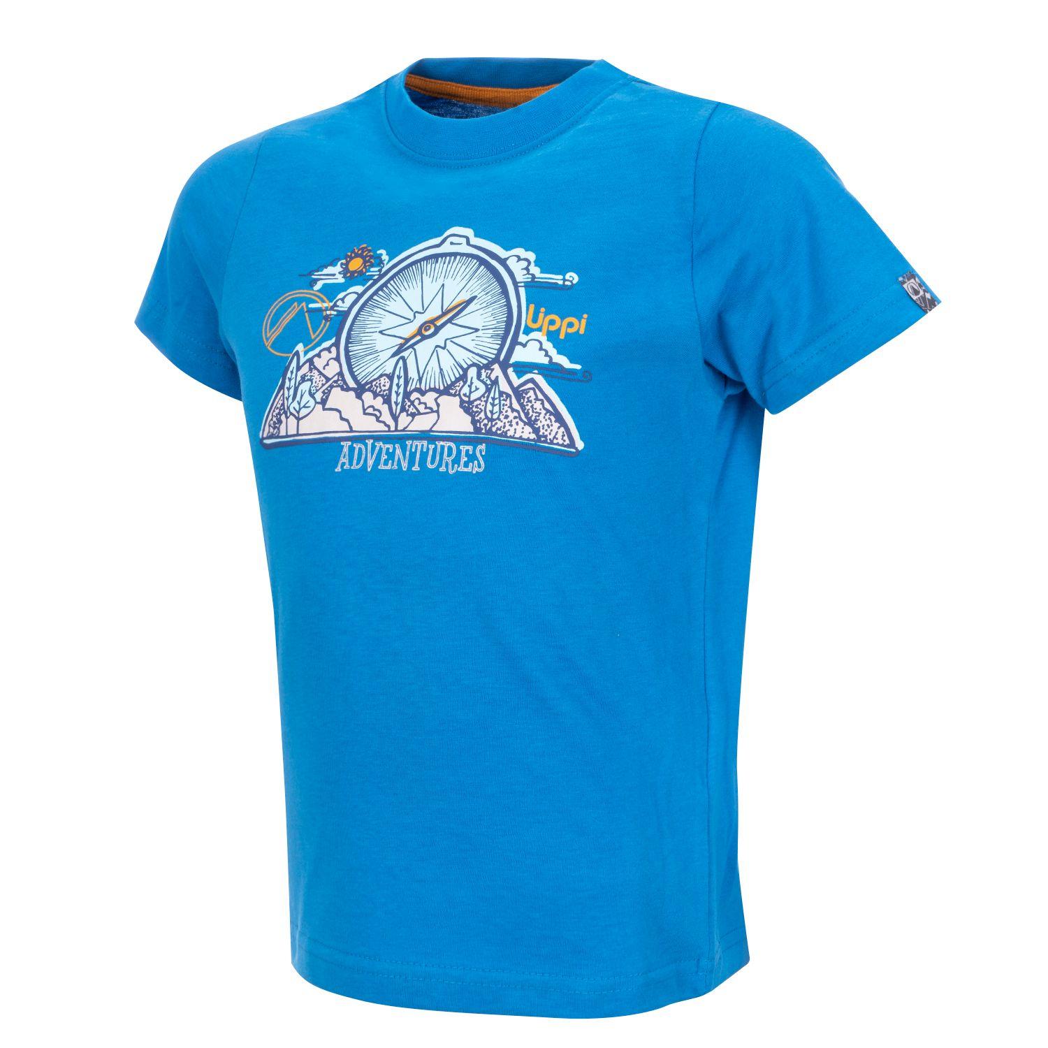 Polera Niño Adventure Cotton T-Shirt Calipso Oscuro Lippi-2