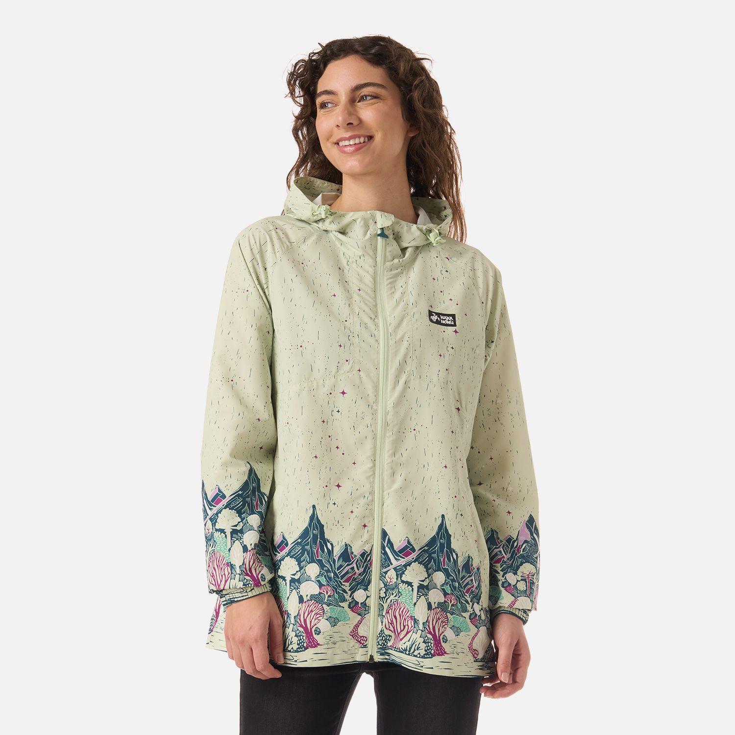 Chaqueta Mujer Aperrao Print Menta Haka Honu V26-0