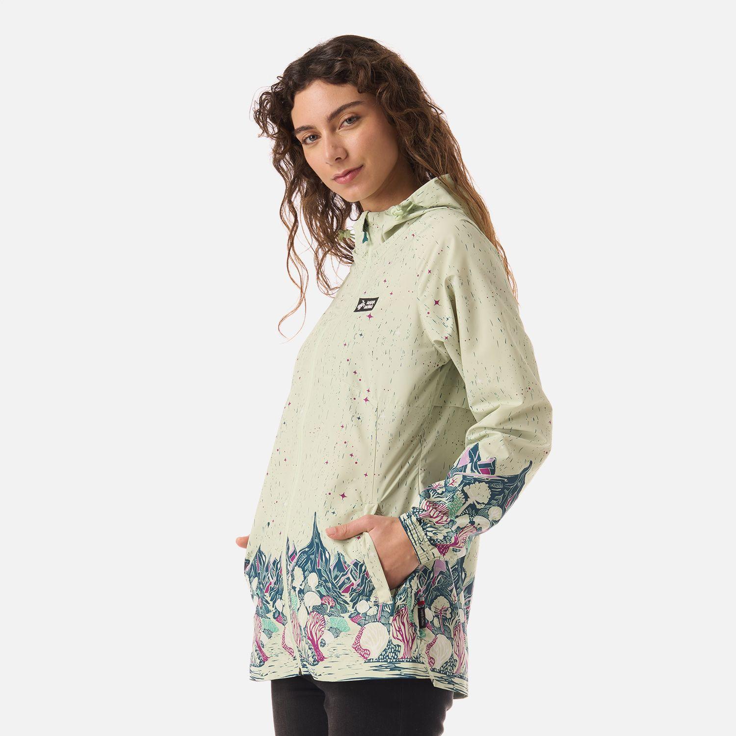 Chaqueta Mujer Aperrao Print Menta Haka Honu V26-1