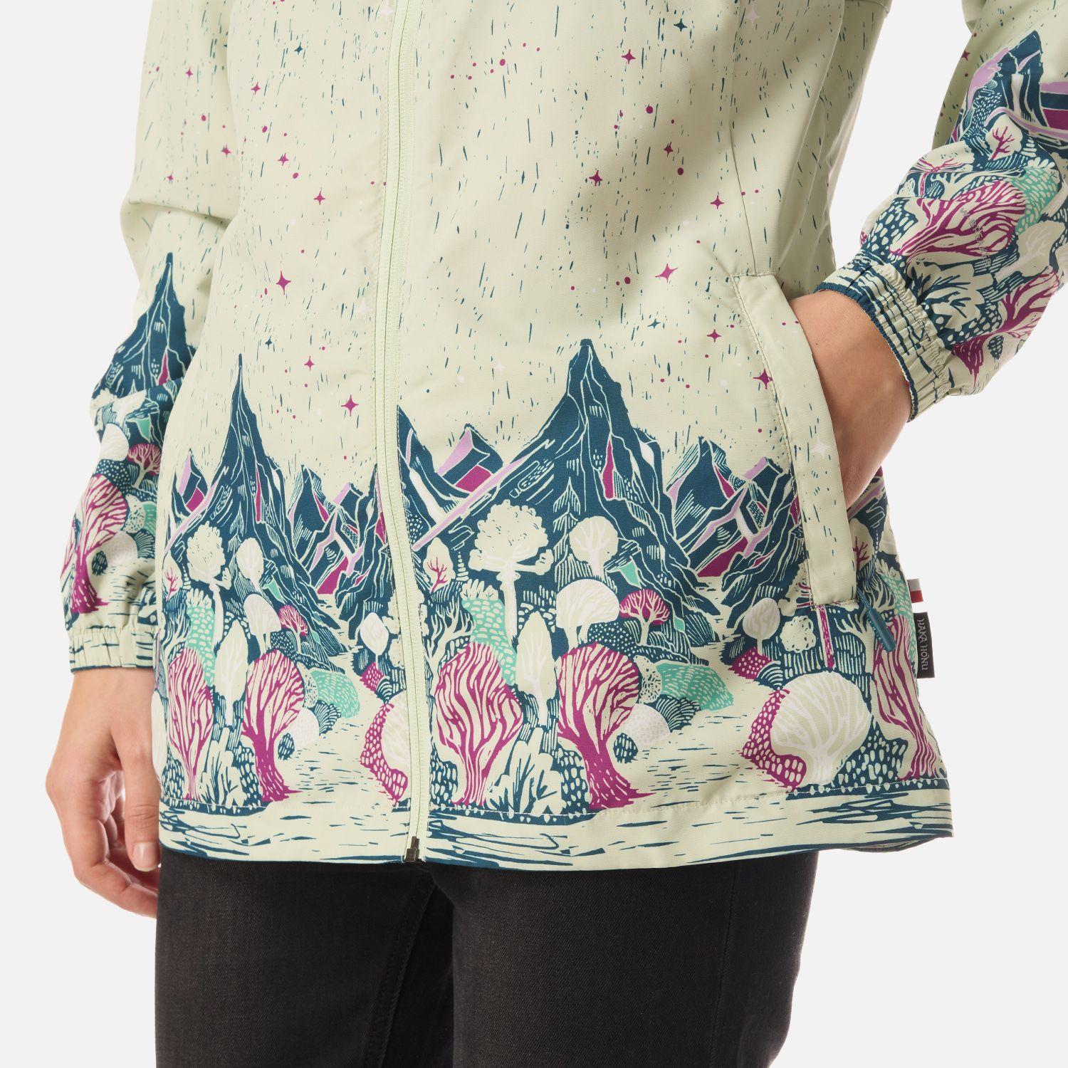 Chaqueta Mujer Aperrao Print Menta Haka Honu V26-4