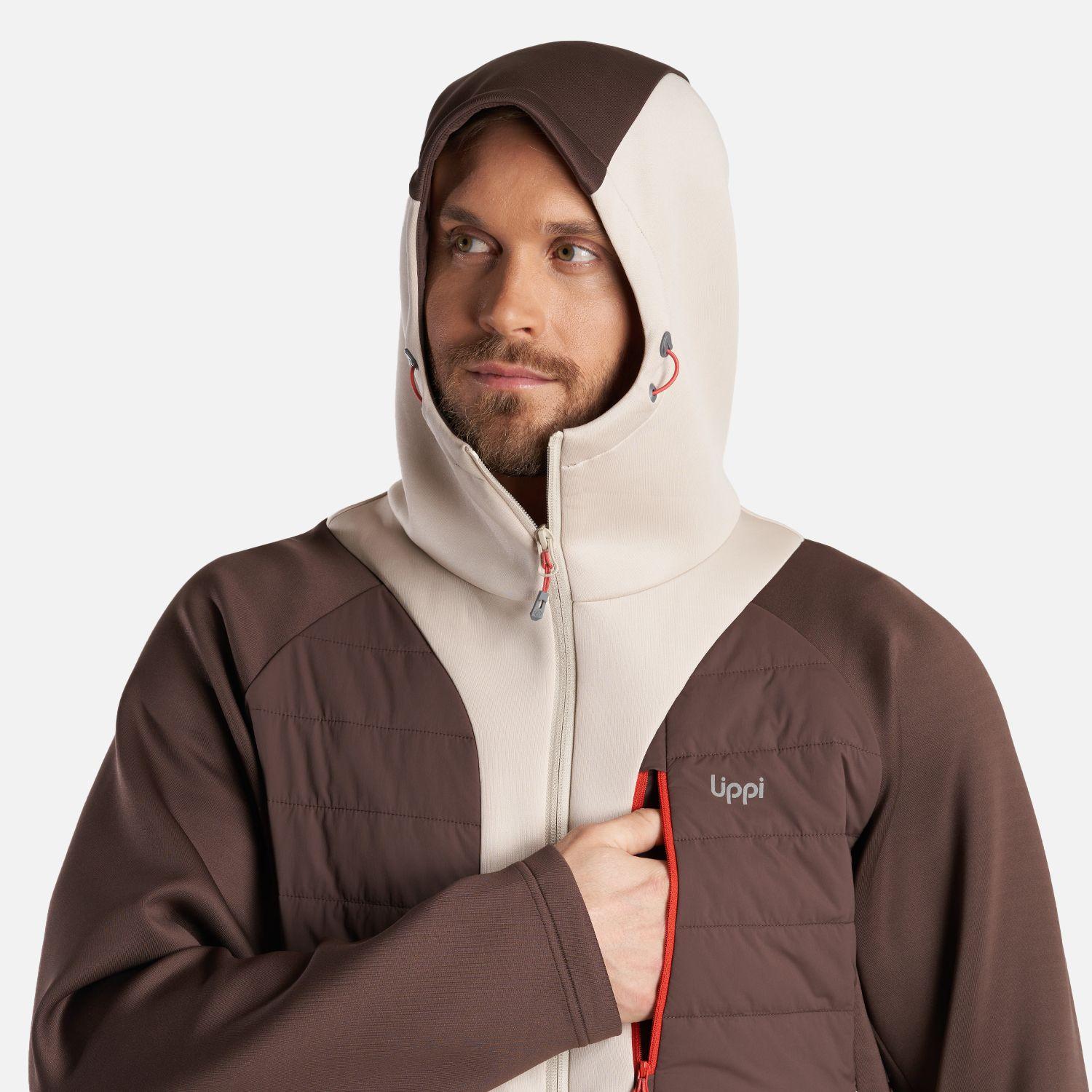 Chaqueta Hombre ColdMove WindBreaker SteamPro Hoody Jacket Cafe Oscuro Lippi V24-4