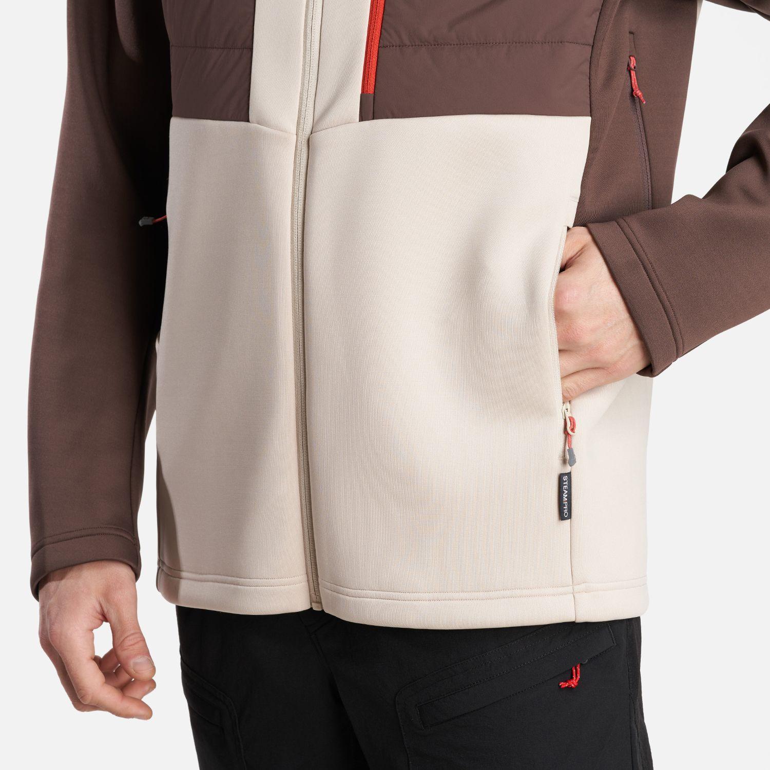 Chaqueta Hombre ColdMove WindBreaker SteamPro Hoody Jacket Cafe Oscuro Lippi V24-6