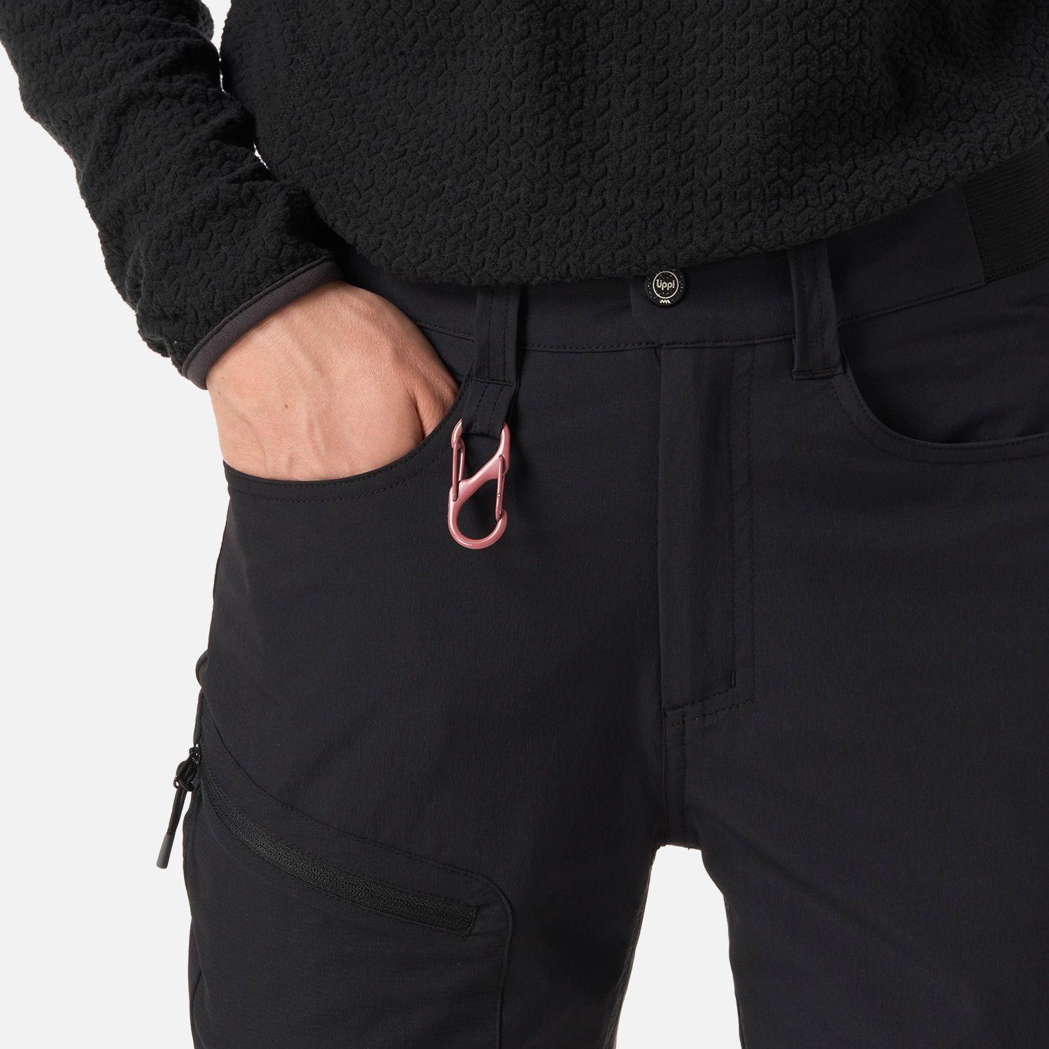 Pantalón Mujer Lennox Q-Dry Slim Fit Pants Negro Lippi V26-3