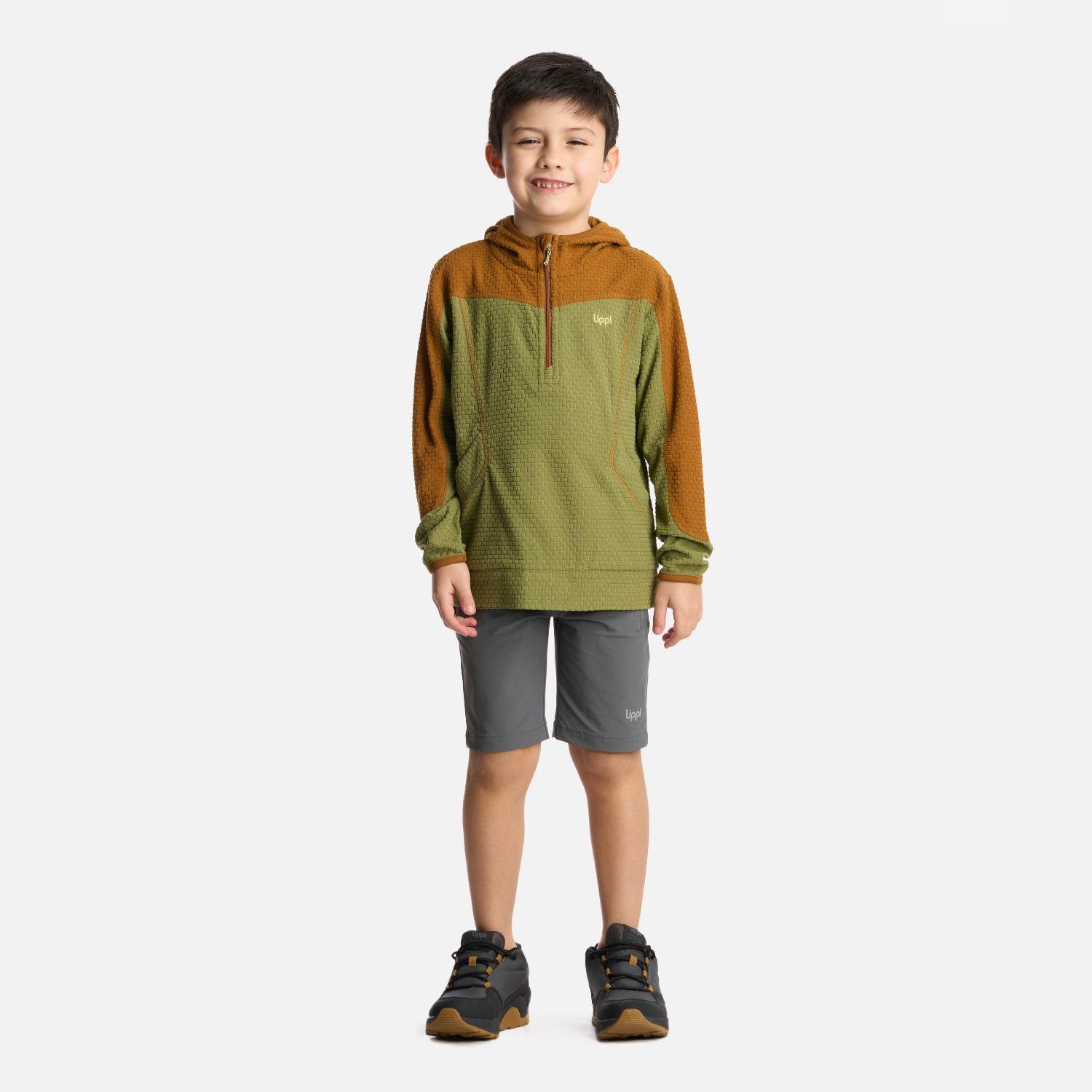 Polerón Niño Saltamontes Nano-F 1/4 Zip Hoody Mostaza Lippi-5