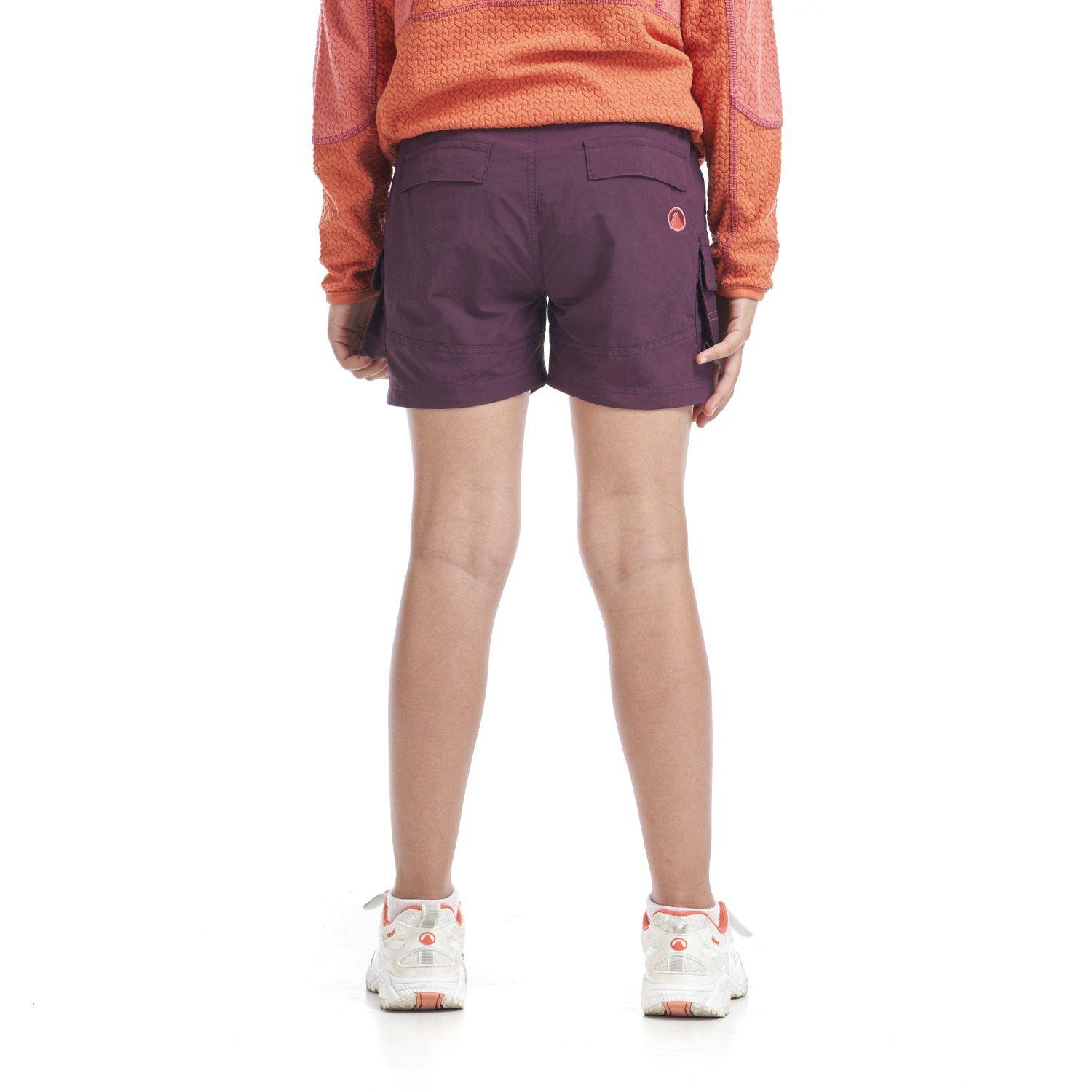 Short Niña Mini Just-Go Q-Dry Cargo Shorts Vino Lippi-3