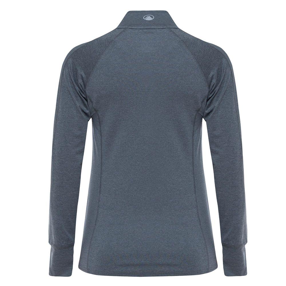 Poleron Mujer Ventus Nano-F 14 Zip Gris Medio Lippi-1