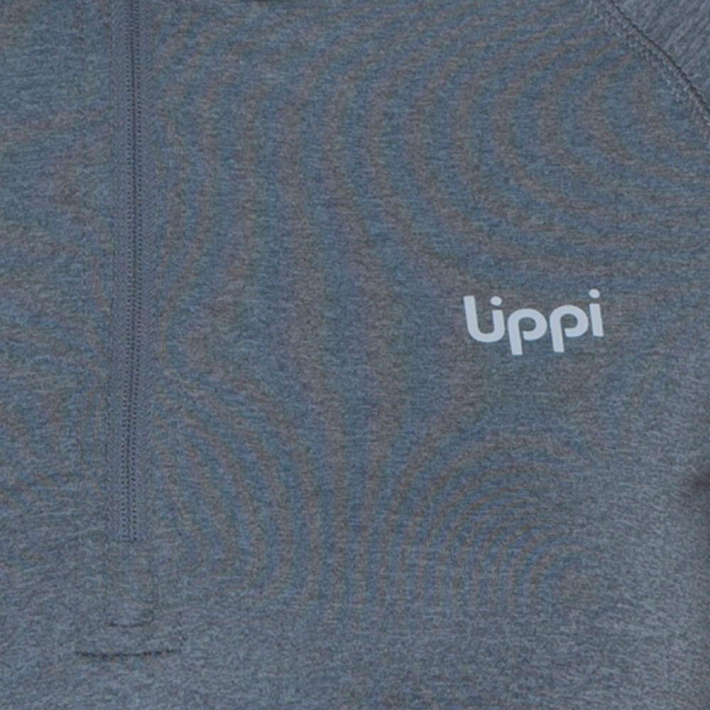 Poleron Mujer Ventus Nano-F 14 Zip Gris Medio Lippi-2