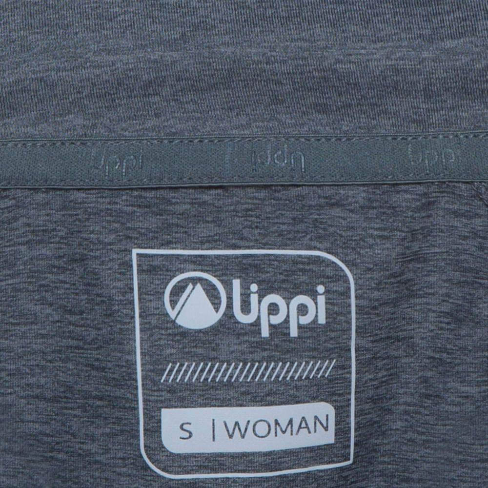 Poleron Mujer Ventus Nano-F 14 Zip Gris Medio Lippi-4
