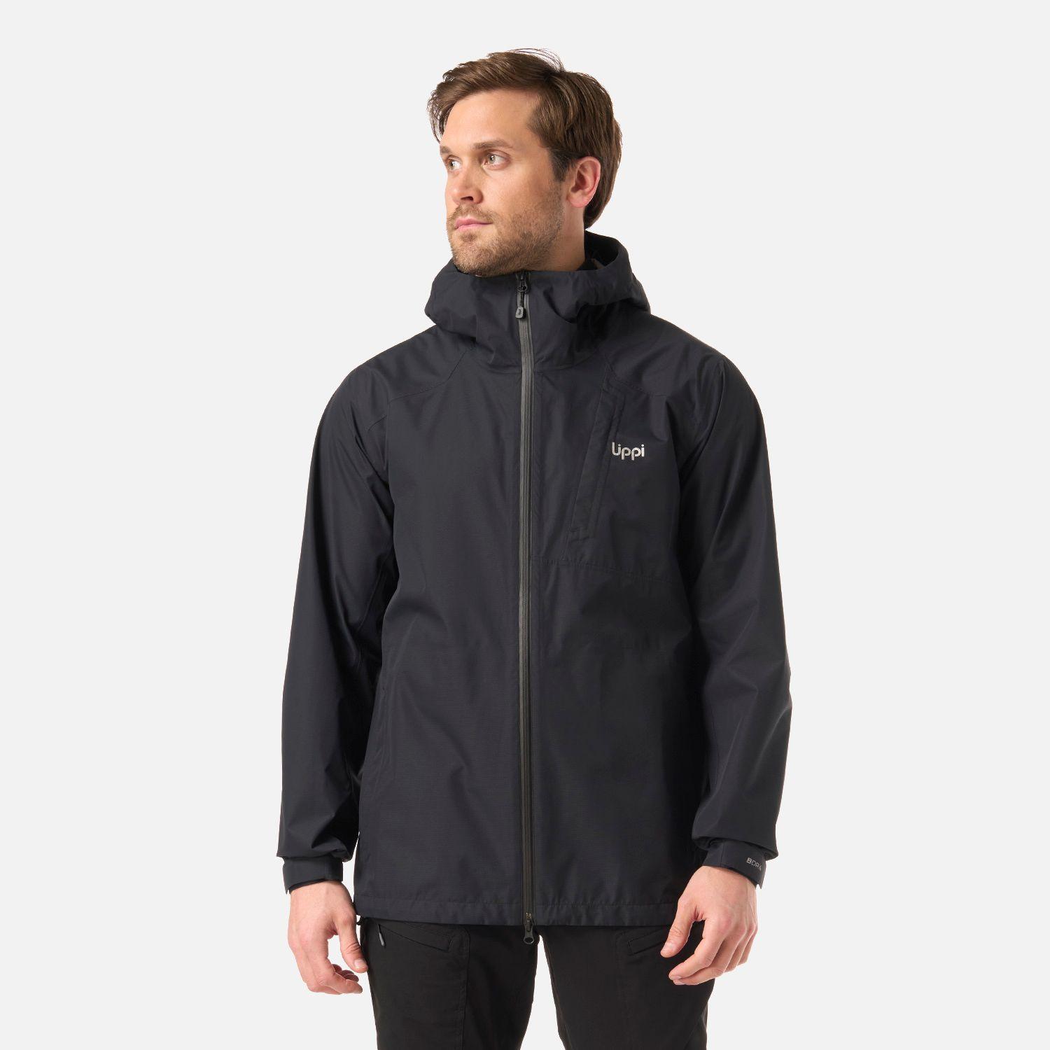 Chaqueta Hombre Shield B-Dry Hoody Jacket Negro Lippi V26-0