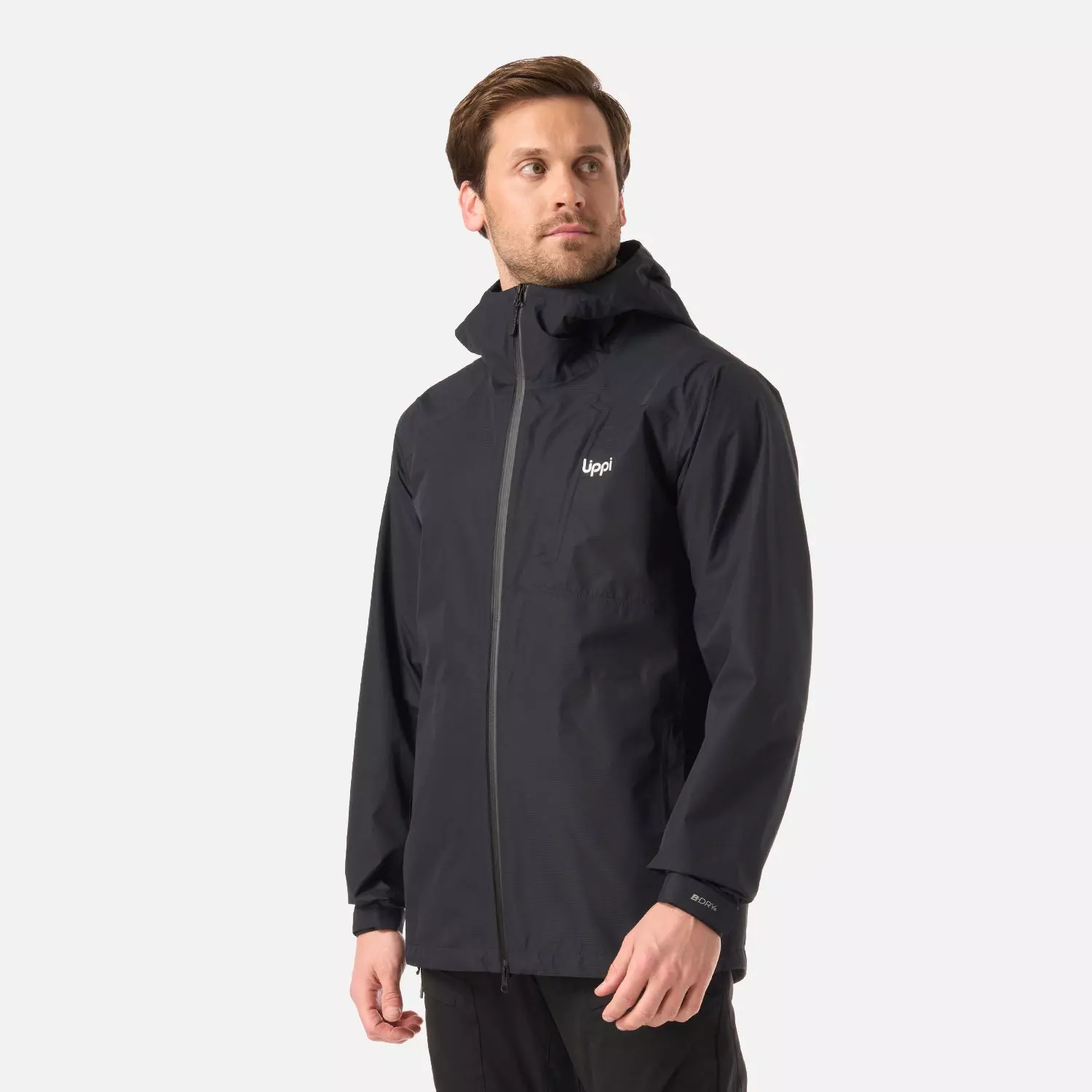 Chaqueta Hombre Shield B-Dry Hoody Jacket Negro Lippi V26-1
