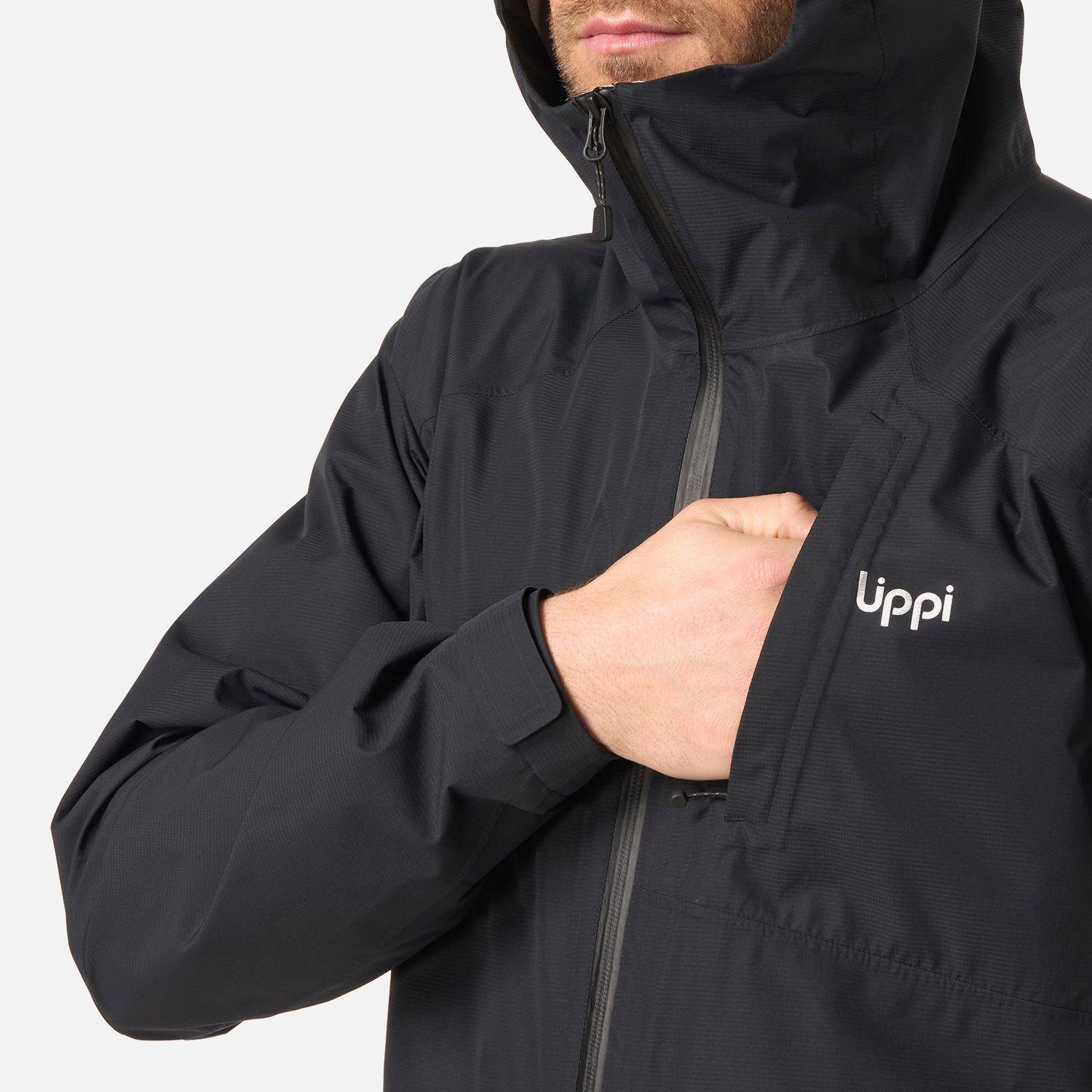 Chaqueta Hombre Shield B-Dry Hoody Jacket Negro Lippi V26-4