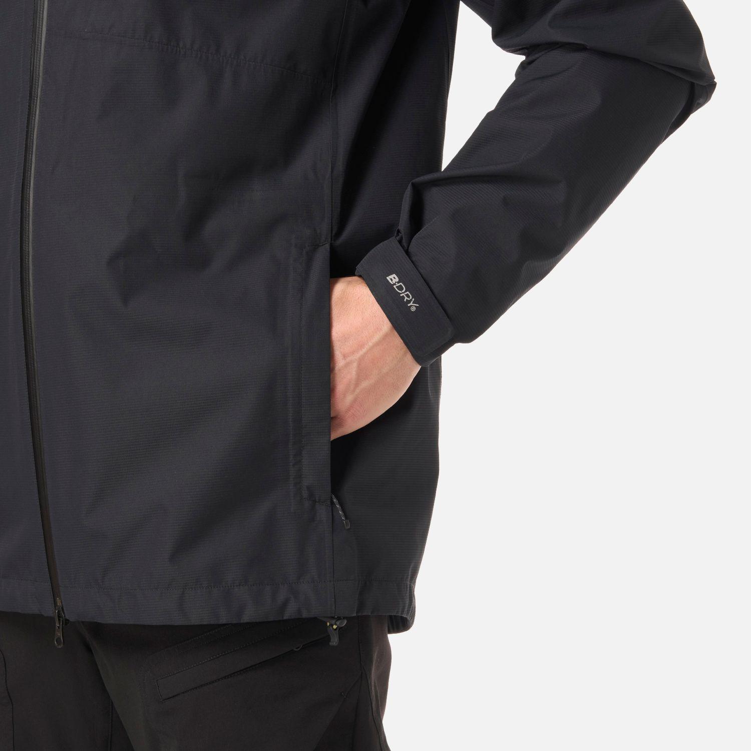 Chaqueta Hombre Shield B-Dry Hoody Jacket Negro Lippi V26-5