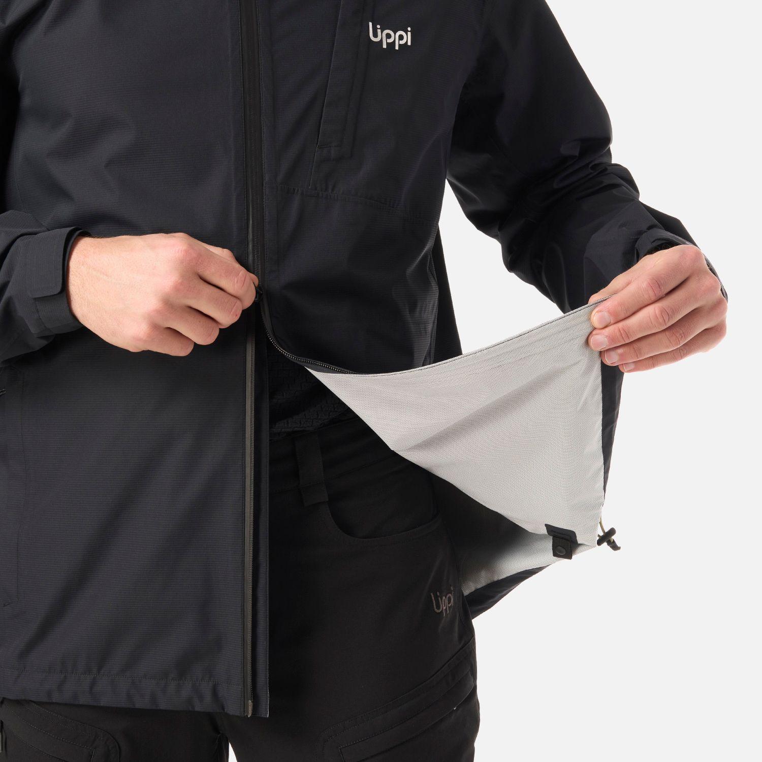 Chaqueta Hombre Shield B-Dry Hoody Jacket Negro Lippi V26-7