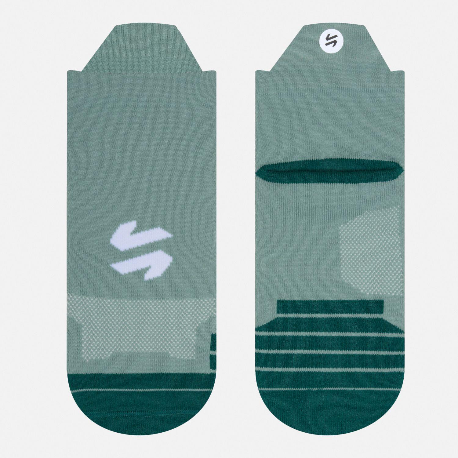 Calcetines Mujer Stride Running Short Socks Jade Vulcano-3
