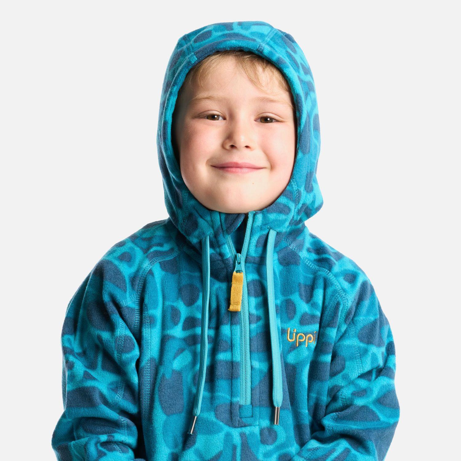 Chaqueta Niño Cold Day Therm-Pro Hoody Jacket Print Petroleo Lippi-4
