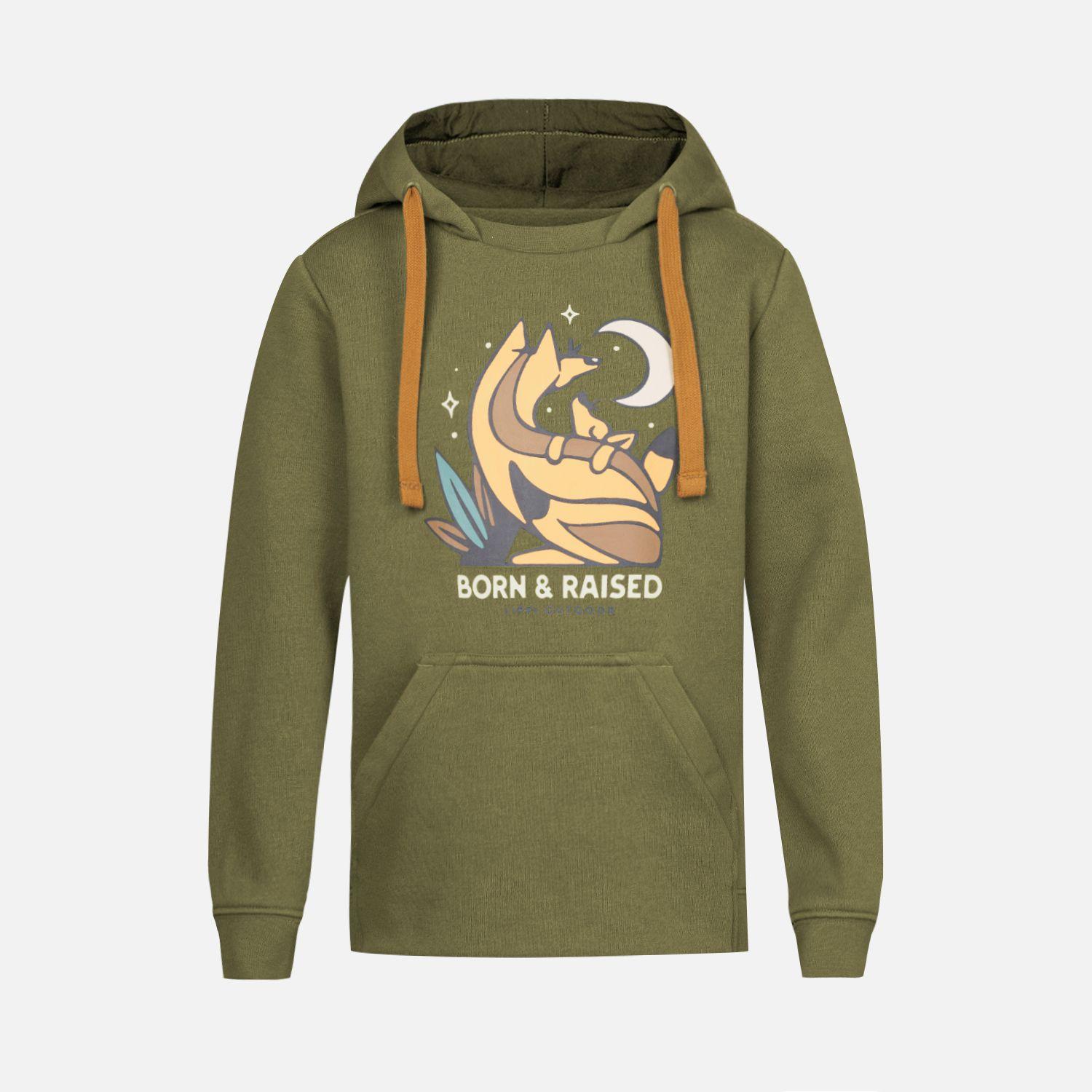 Poleron Niño Insigne Hoody Sweatshirt Oliva Lippi V23-0