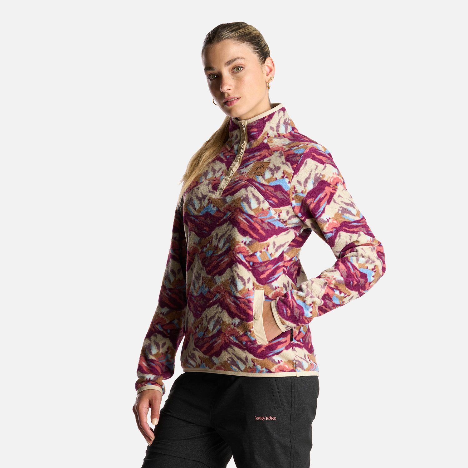 Poleron Mujer Tokerau Print Arena Haka Honu-2