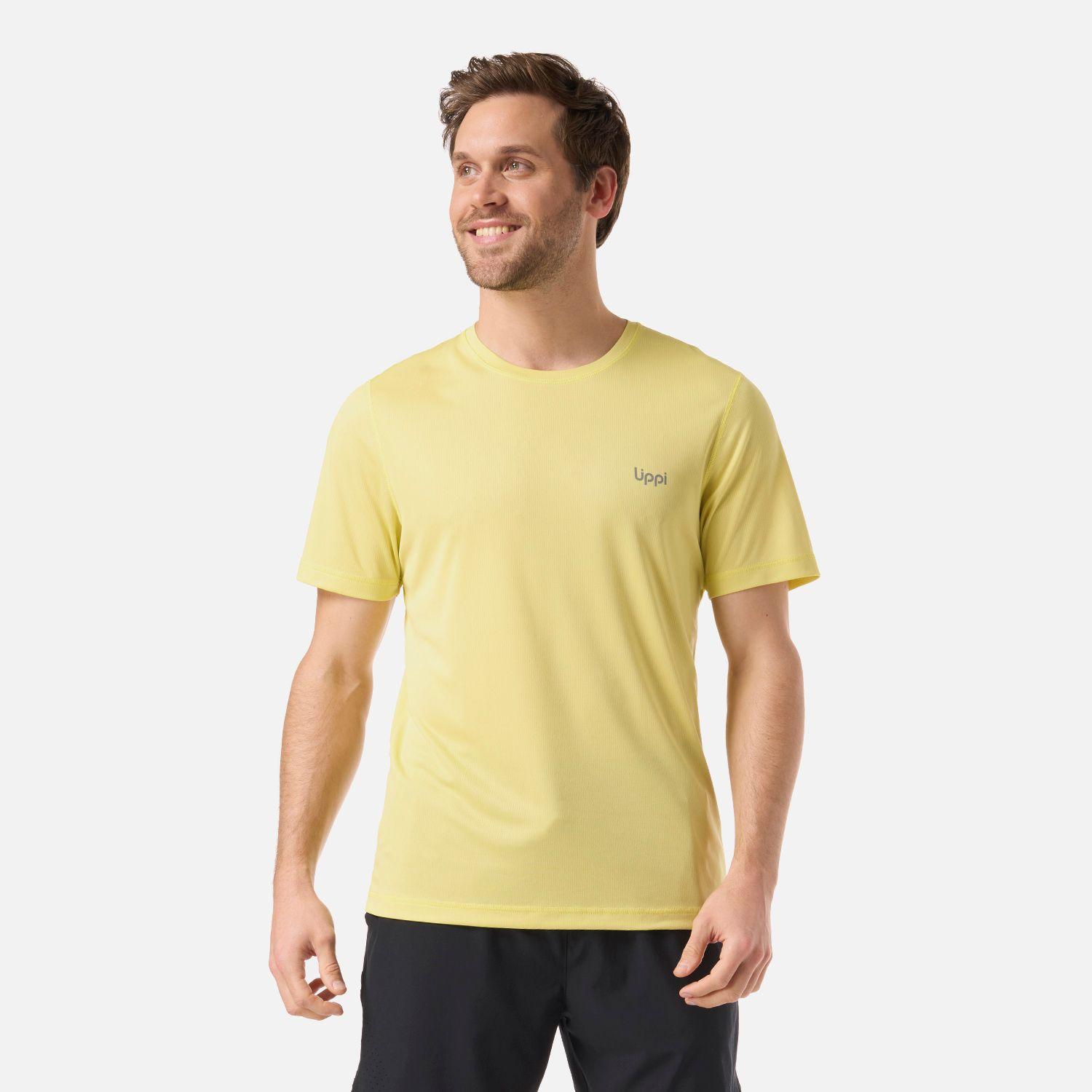 Polera Hombre Core Q-Dry T-Shirt Amarillo Lippi V26-0