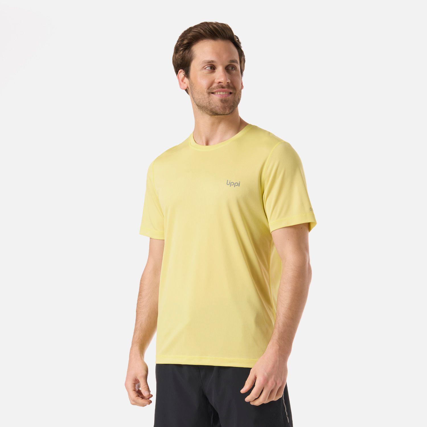 Polera Hombre Core Q-Dry T-Shirt Amarillo Lippi V26-1