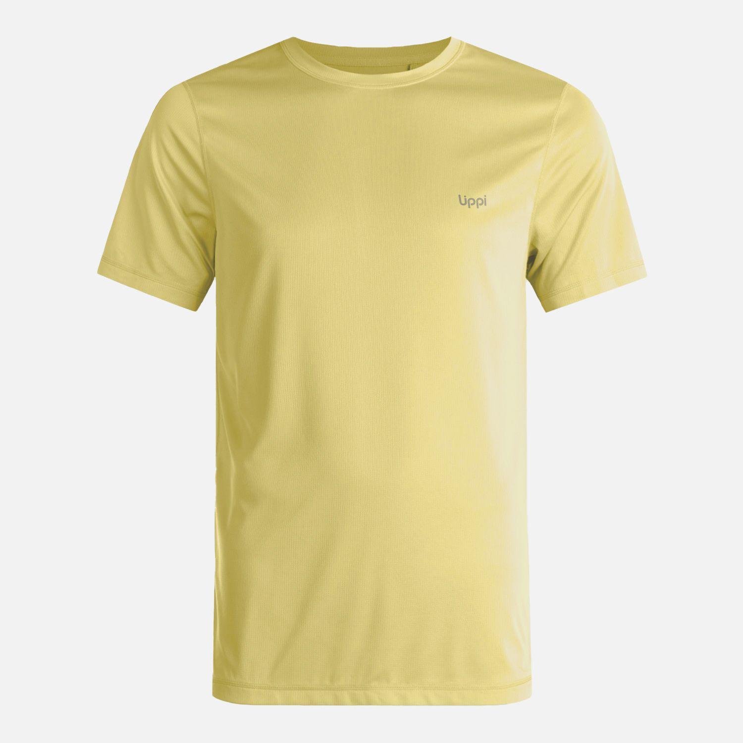 Polera Hombre Core Q-Dry T-Shirt Amarillo Lippi V26-5