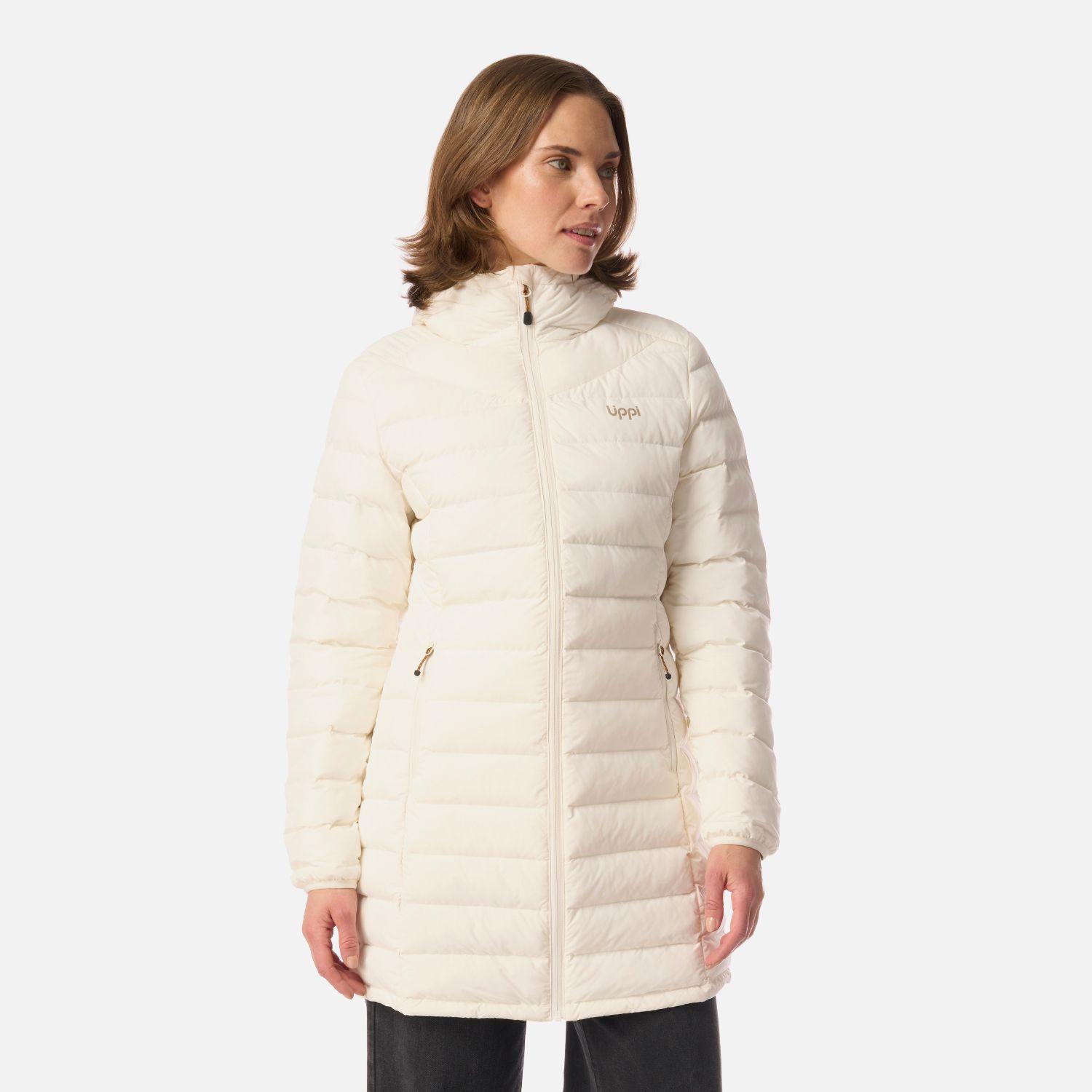 Chaqueta Mujer Snowmass Long Steam-pro Hoody Jacket Crema Lippi I26-0