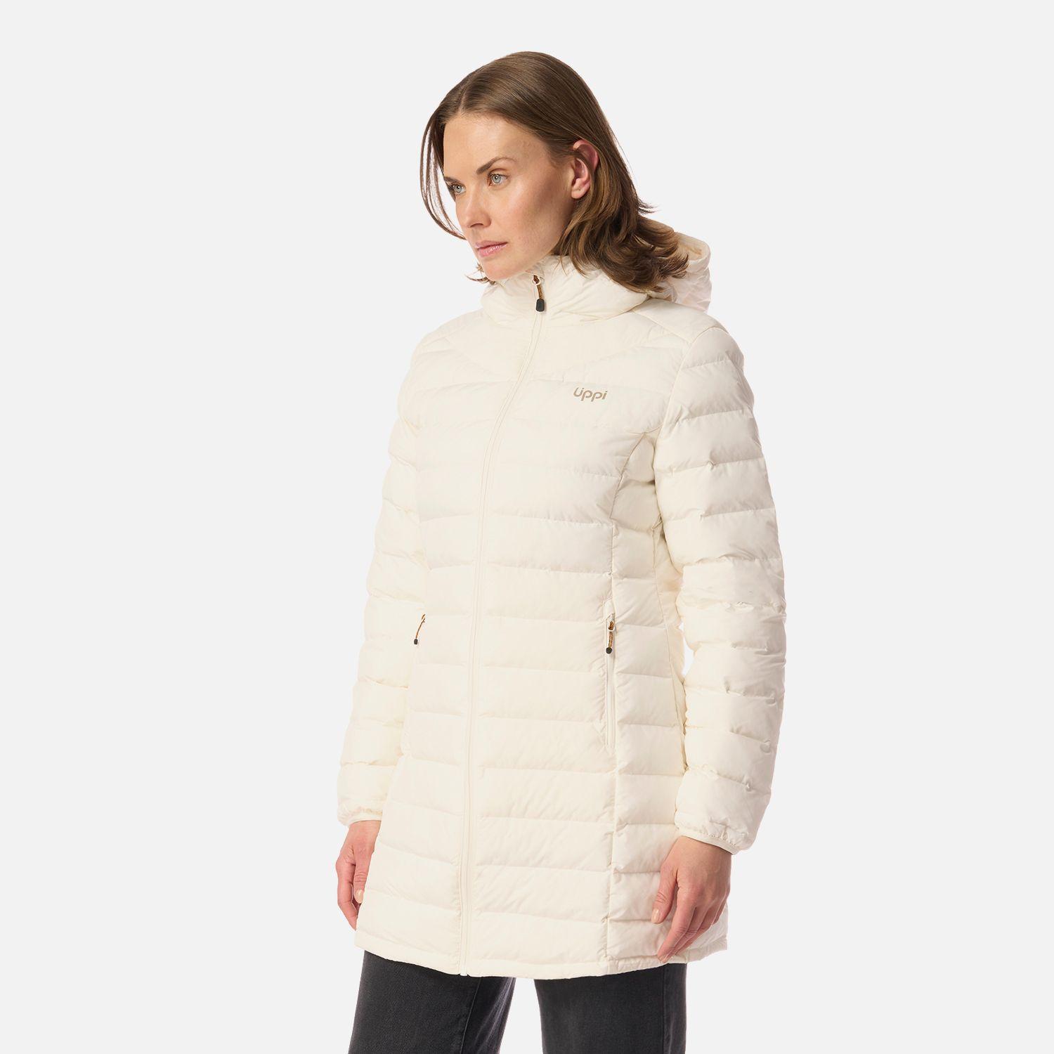 Chaqueta Mujer Snowmass Long Steam-pro Hoody Jacket Crema Lippi I26-1