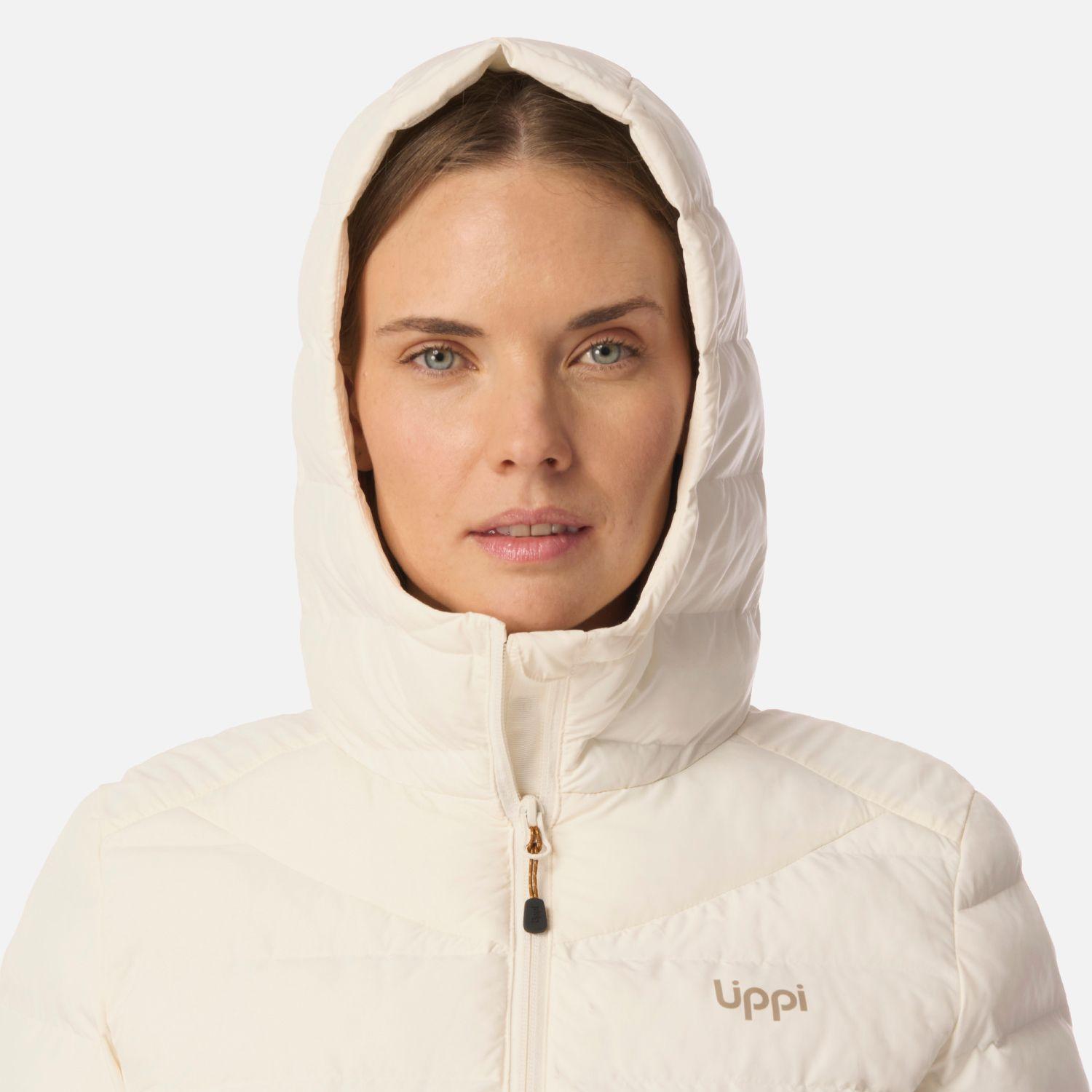 Chaqueta Mujer Snowmass Long Steam-pro Hoody Jacket Crema Lippi I26-3