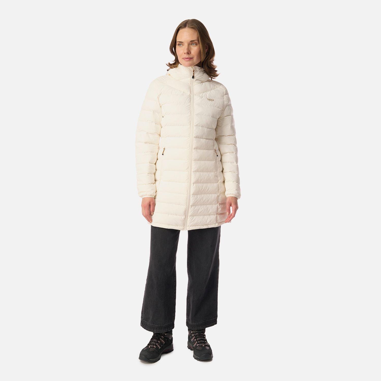 Chaqueta Mujer Snowmass Long Steam-pro Hoody Jacket Crema Lippi I26-6