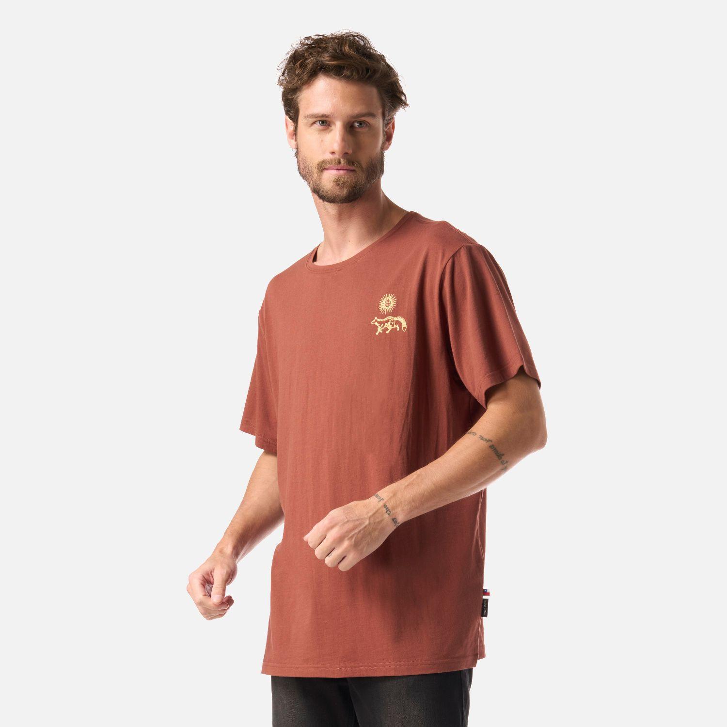 Polera Hombre Mosaicos Cafe Haka Honu V26-2