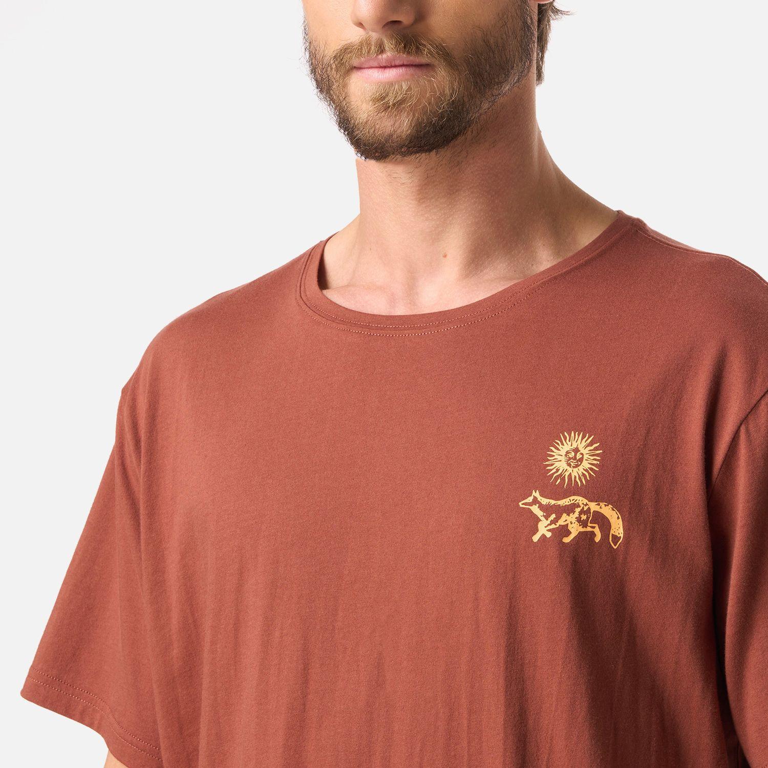 Polera Hombre Mosaicos Cafe Haka Honu V26-3