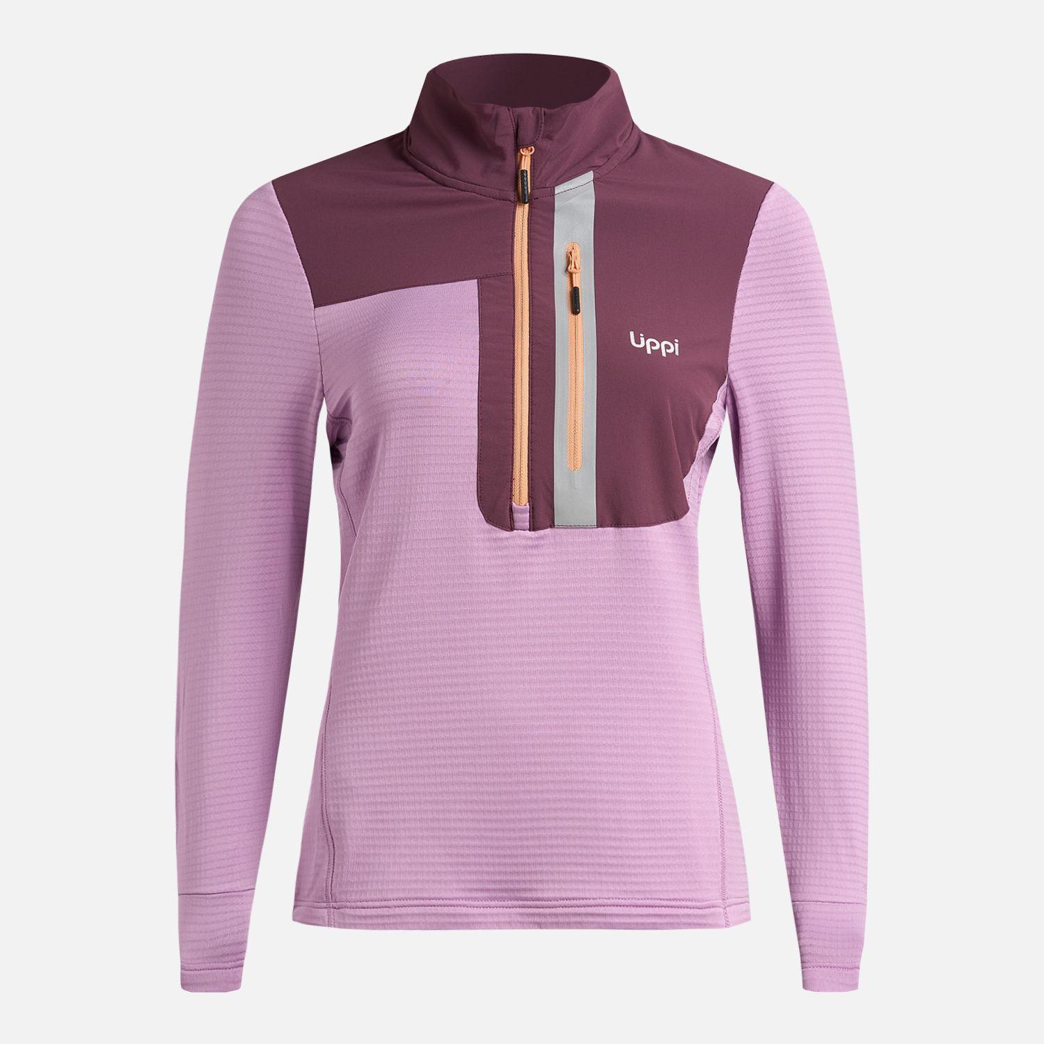 Polerón Mujer Karova Nano-f 14 Zip Rosa Fuerte Lippi I25-6