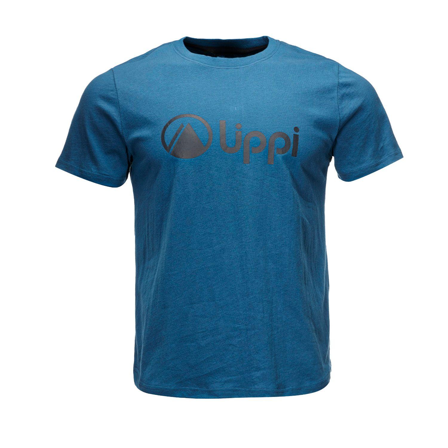 Polera Hombre Logo Lippi UV-Stop T-Shirt Azul Lippi V22-0
