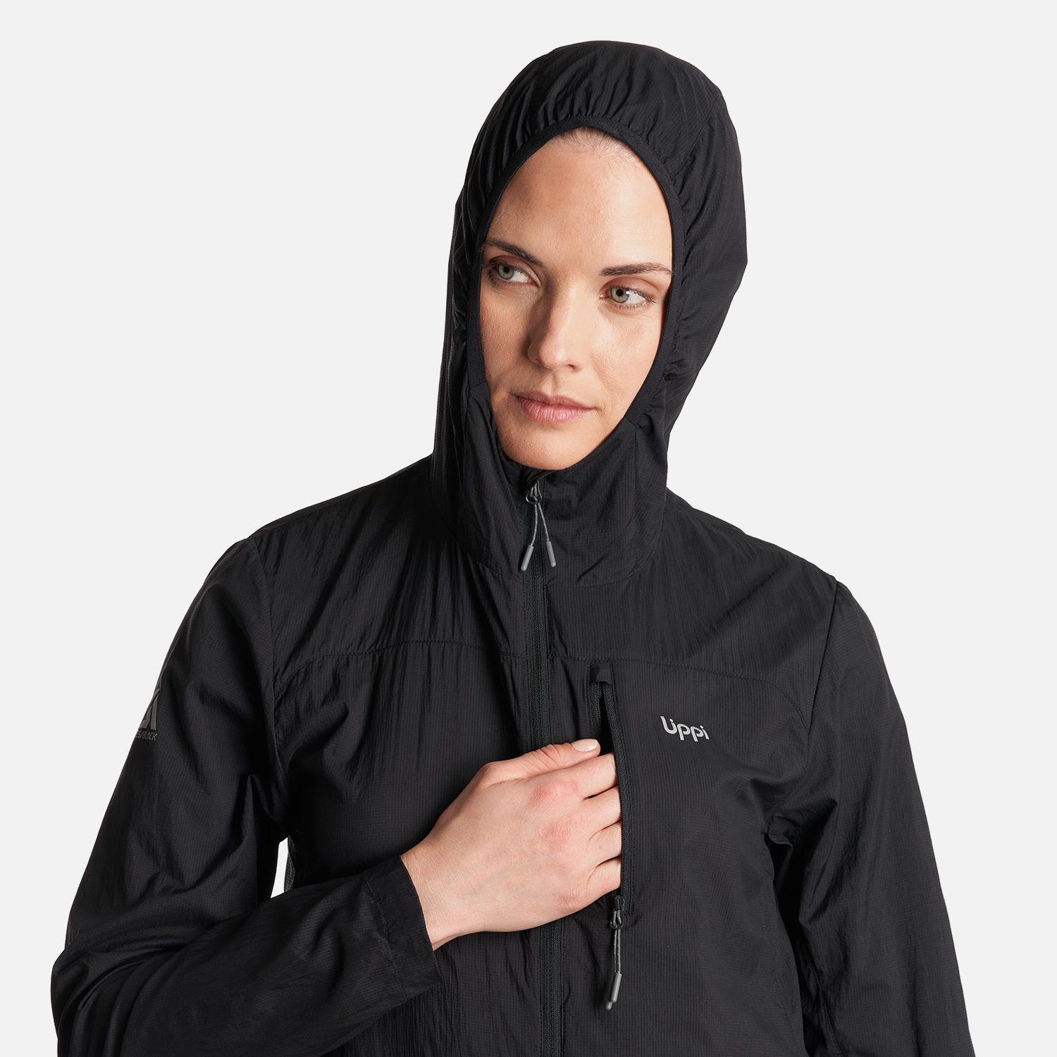 Chaqueta Mujer  Spry WindBreaker Hoody Jacket Negro Lippi-4