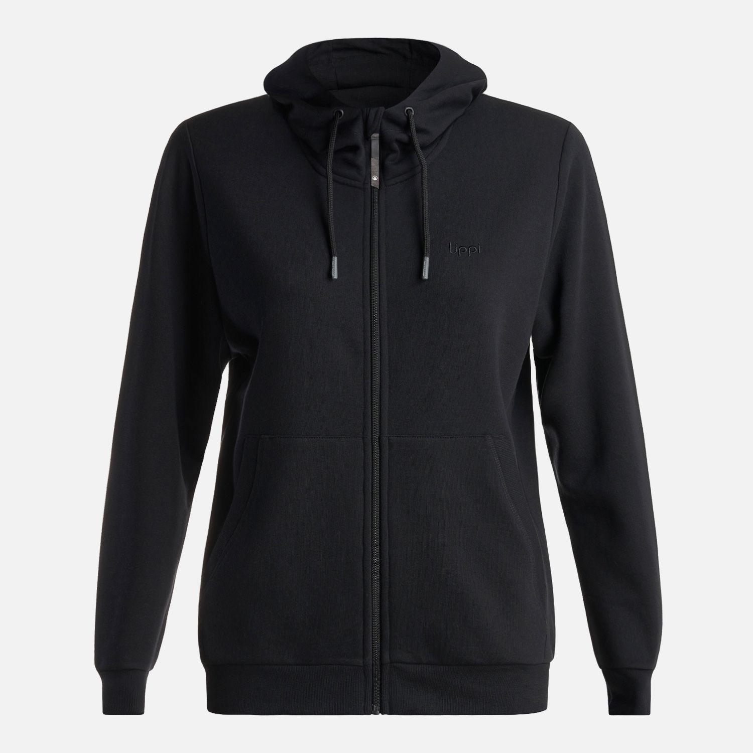 Polerón Mujer Ulmo Full Zip Hoody Sweatshirt Negro Lippi-6