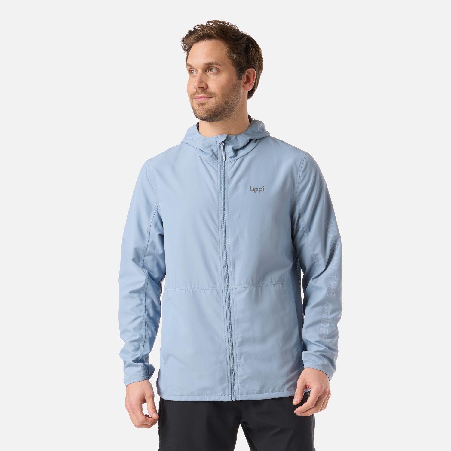 Chaqueta Hombre Nightfall WindBreaker Hoody Jacket Azul Lippi V26-0