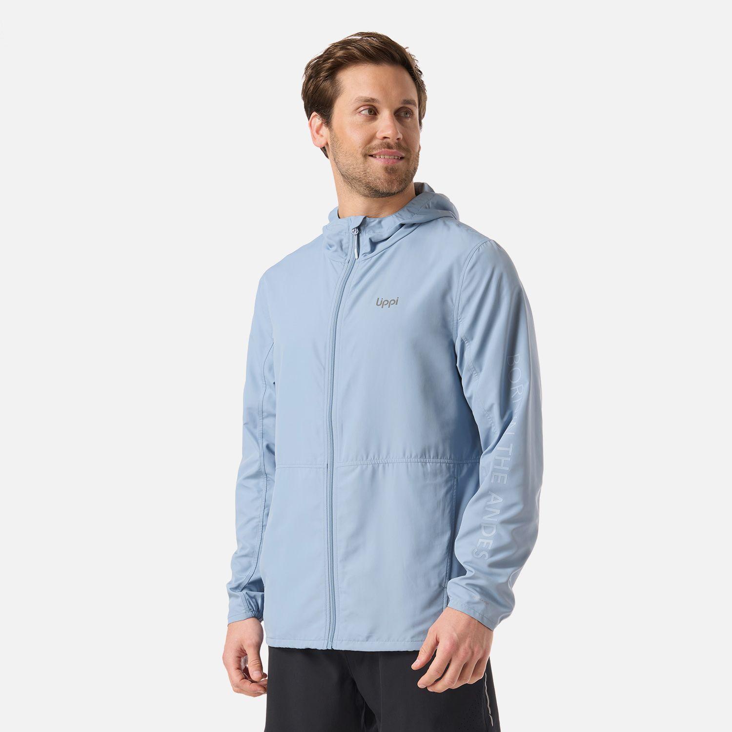 Chaqueta Hombre Nightfall WindBreaker Hoody Jacket Azul Lippi V26-1