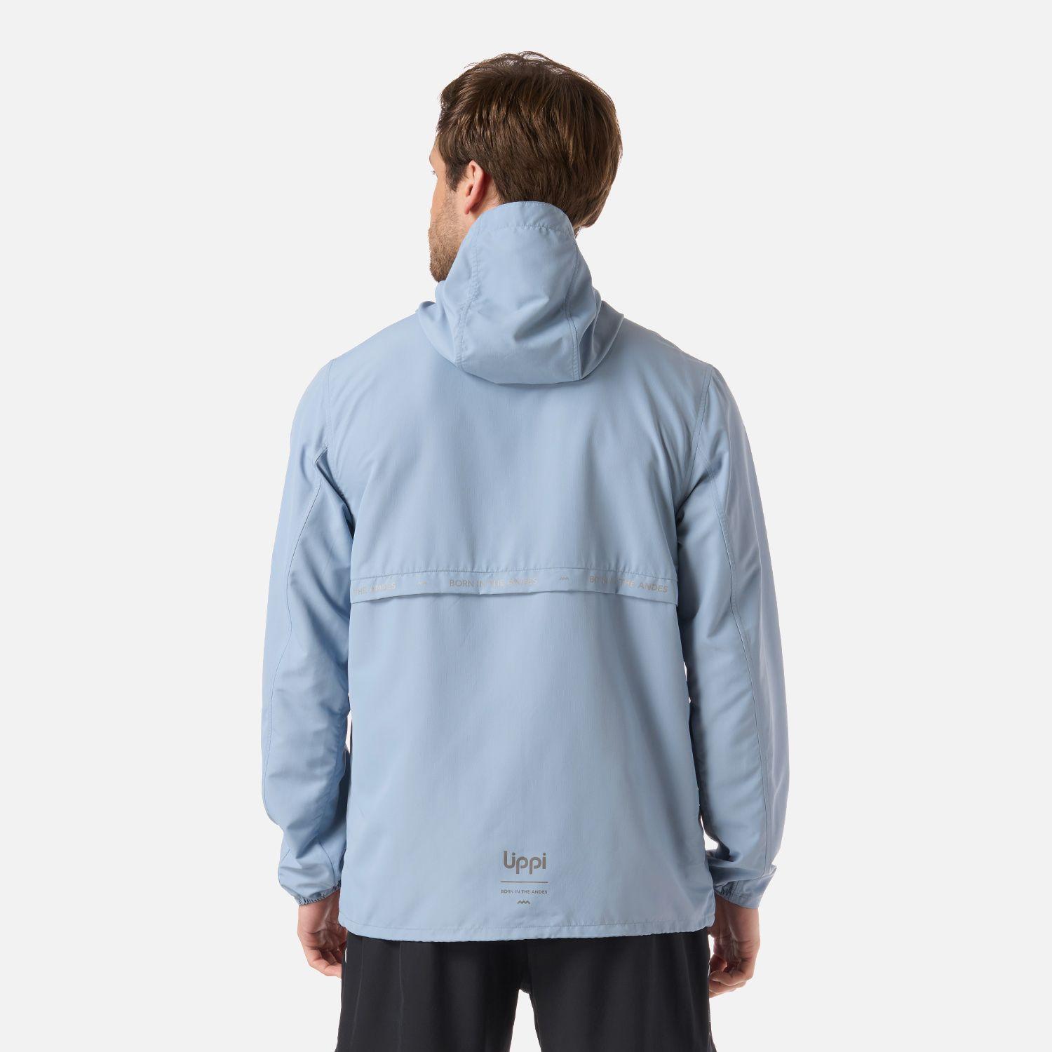 Chaqueta Hombre Nightfall WindBreaker Hoody Jacket Azul Lippi V26-2