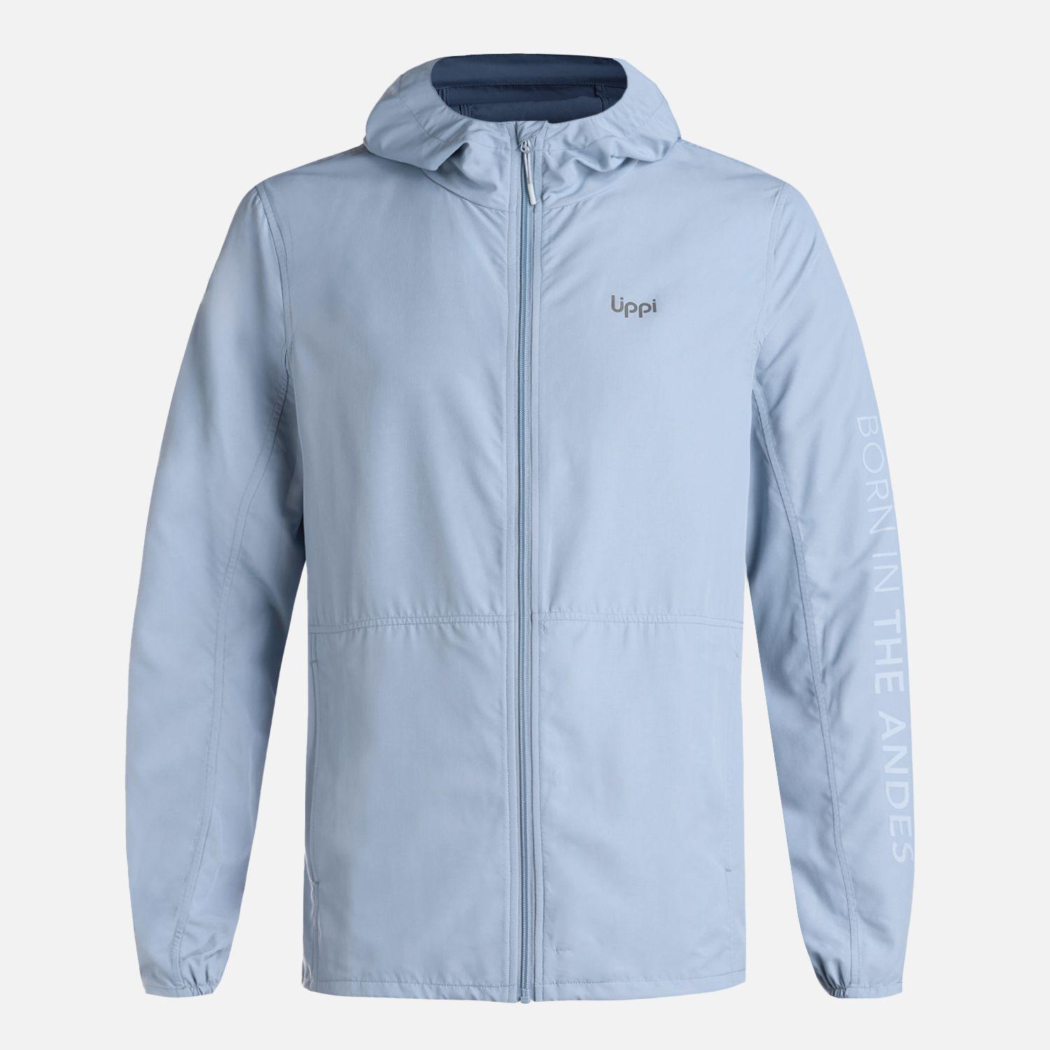 Chaqueta Hombre Nightfall WindBreaker Hoody Jacket Azul Lippi V26-8