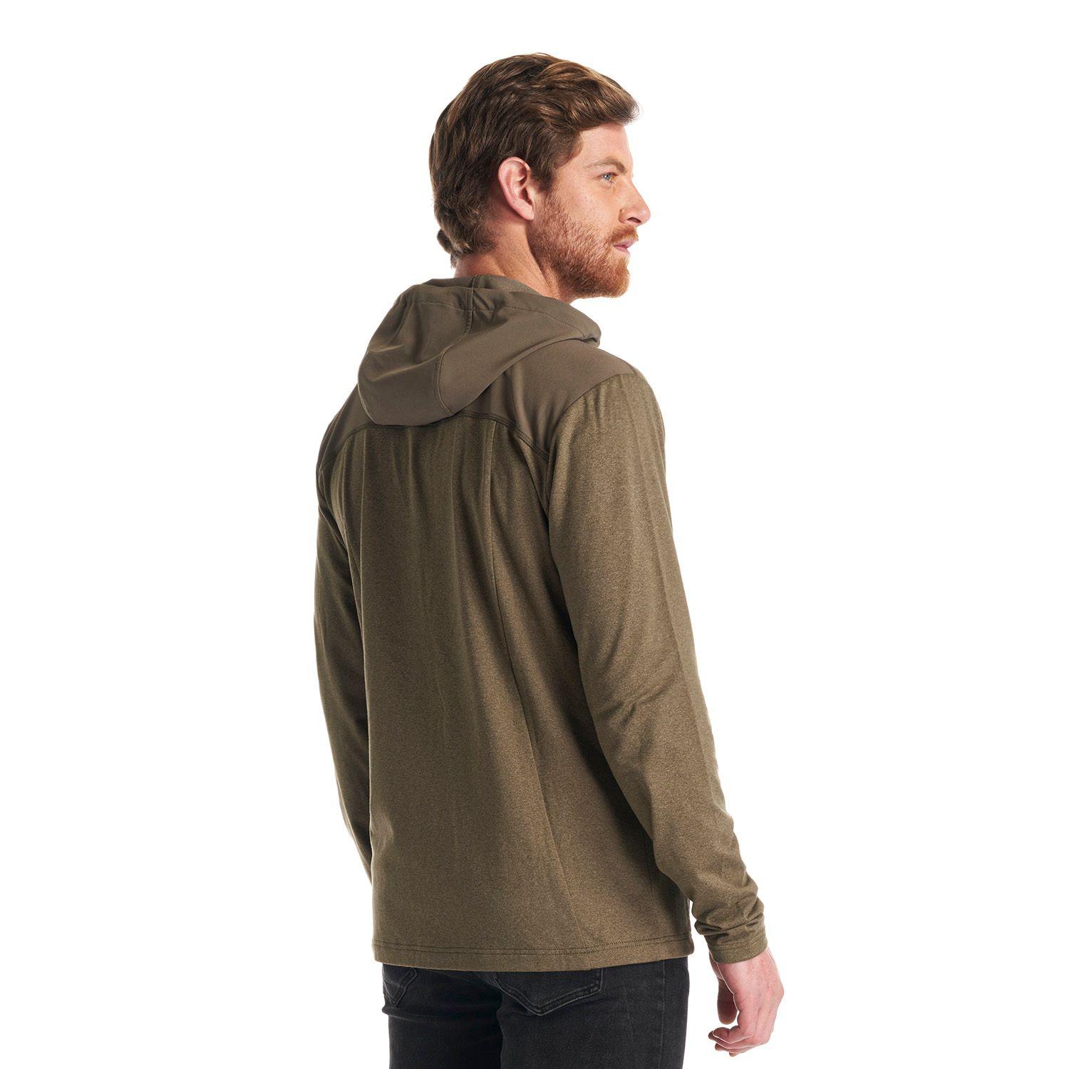 Poleron Hombre Axis Hoody Jacket Oliva Oscuro Lippi-4