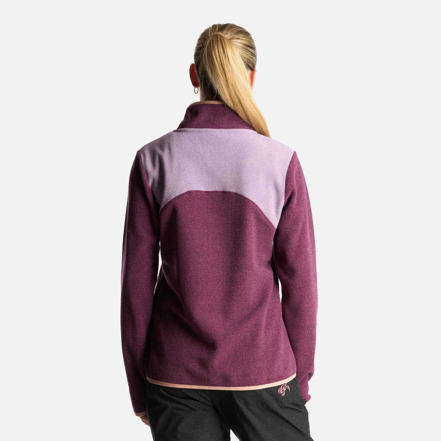 Poleron Mujer Tokerau Morado Haka Honu I24-4