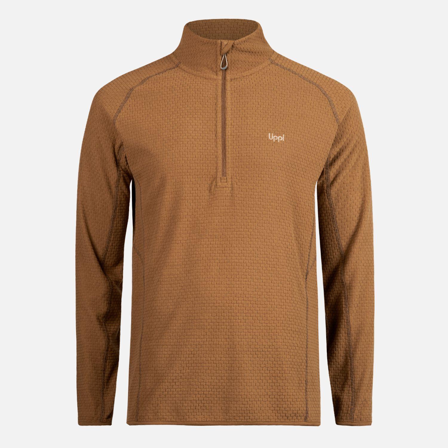 Poleron Hombre Jacaranda Nano-F 1/4 Zip Mostaza Lippi-0