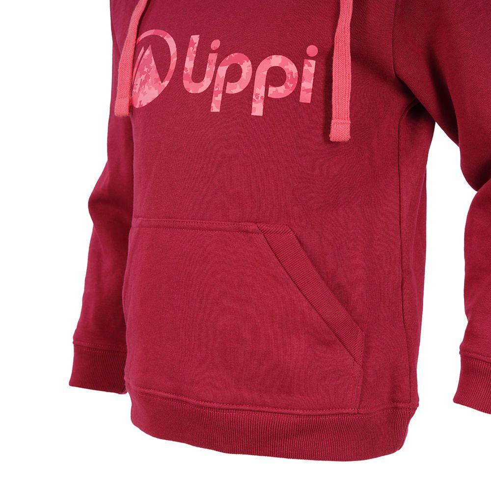 Poleron Niña Insigne Cotton Hoody Melange Verde Lippi-2