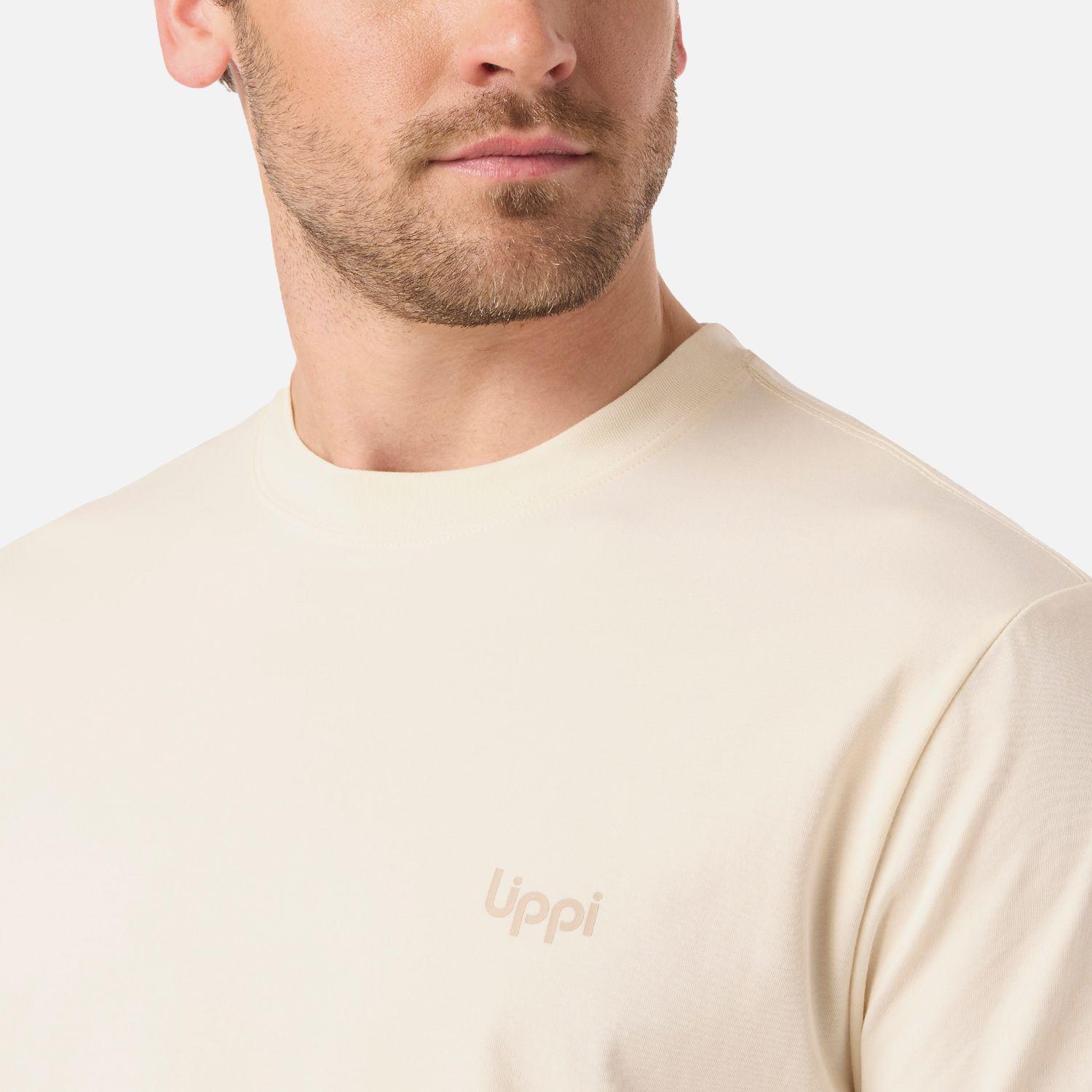 Polera Hombre Green Sorona T-Shirt Crema Lippi V26-3