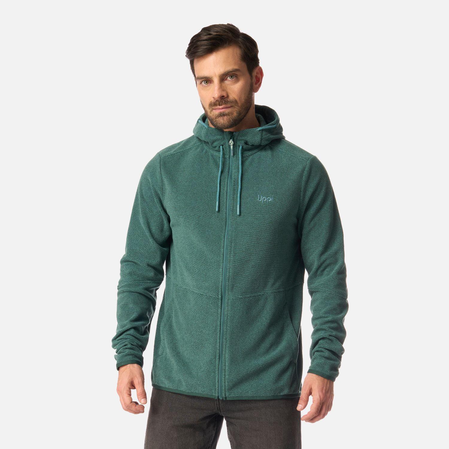 Polar Hombre Stripes Nano-F Full Zip Hoody Petroleo Lippi I26-0