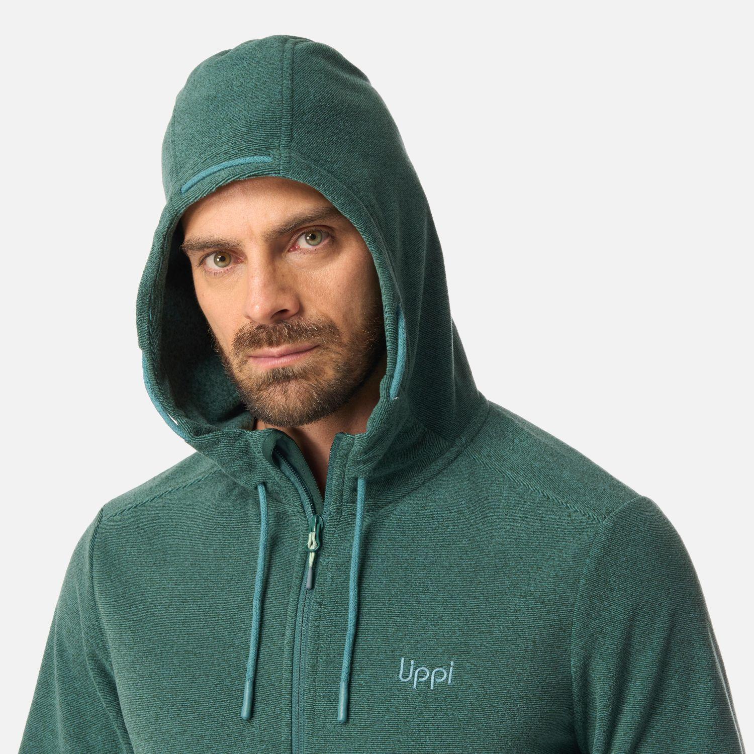 Polar Hombre Stripes Nano-F Full Zip Hoody Petroleo Lippi I26-3