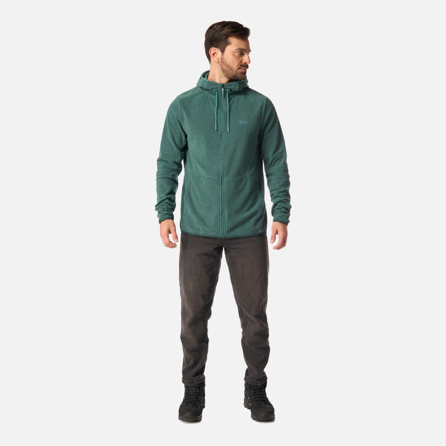 Polar Hombre Stripes Nano-F Full Zip Hoody Petroleo Lippi I26-5